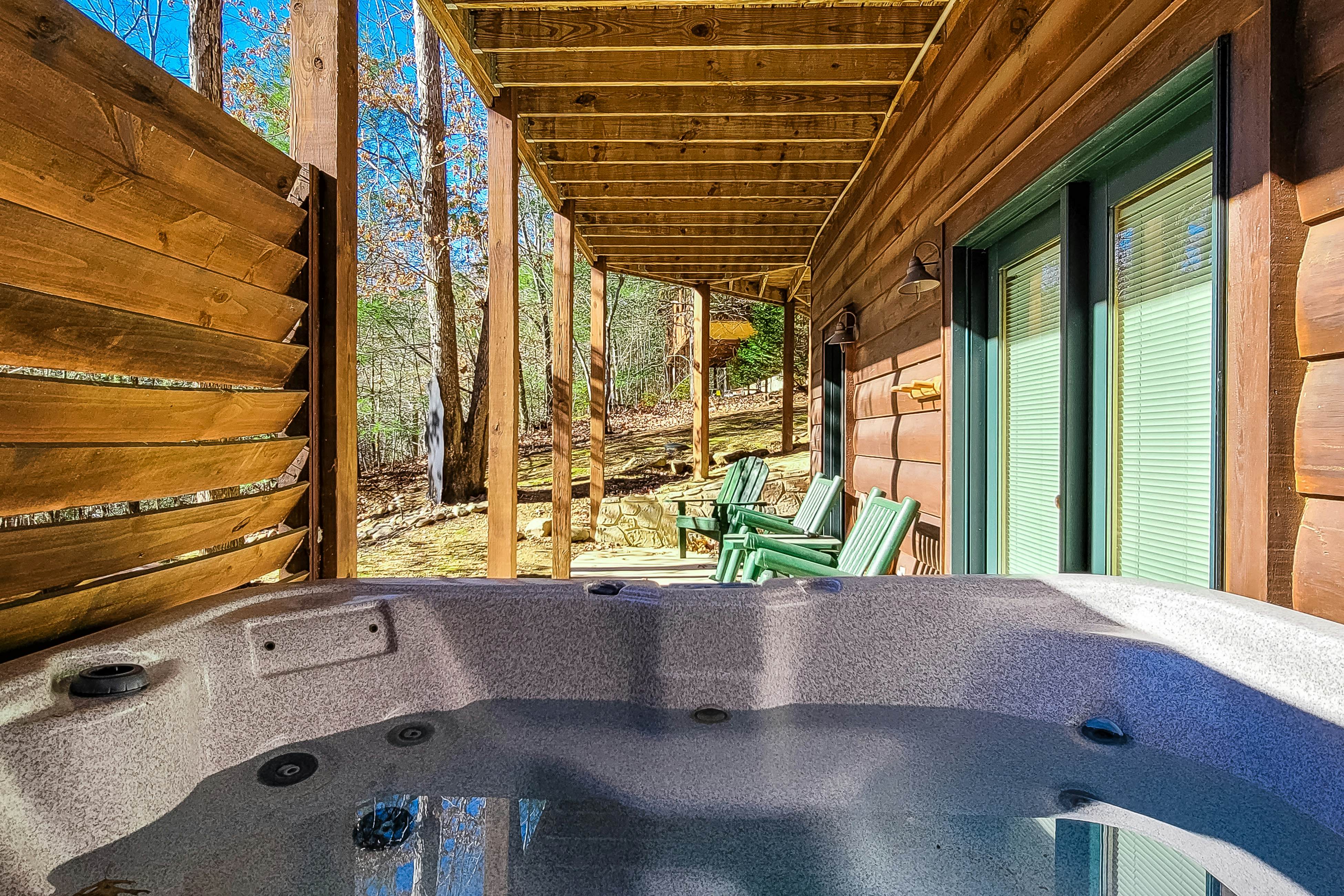 Dog-Friendly Cabin w/ Hot Tub, Free Attraction Tickets, Pool Table, & Fireplace