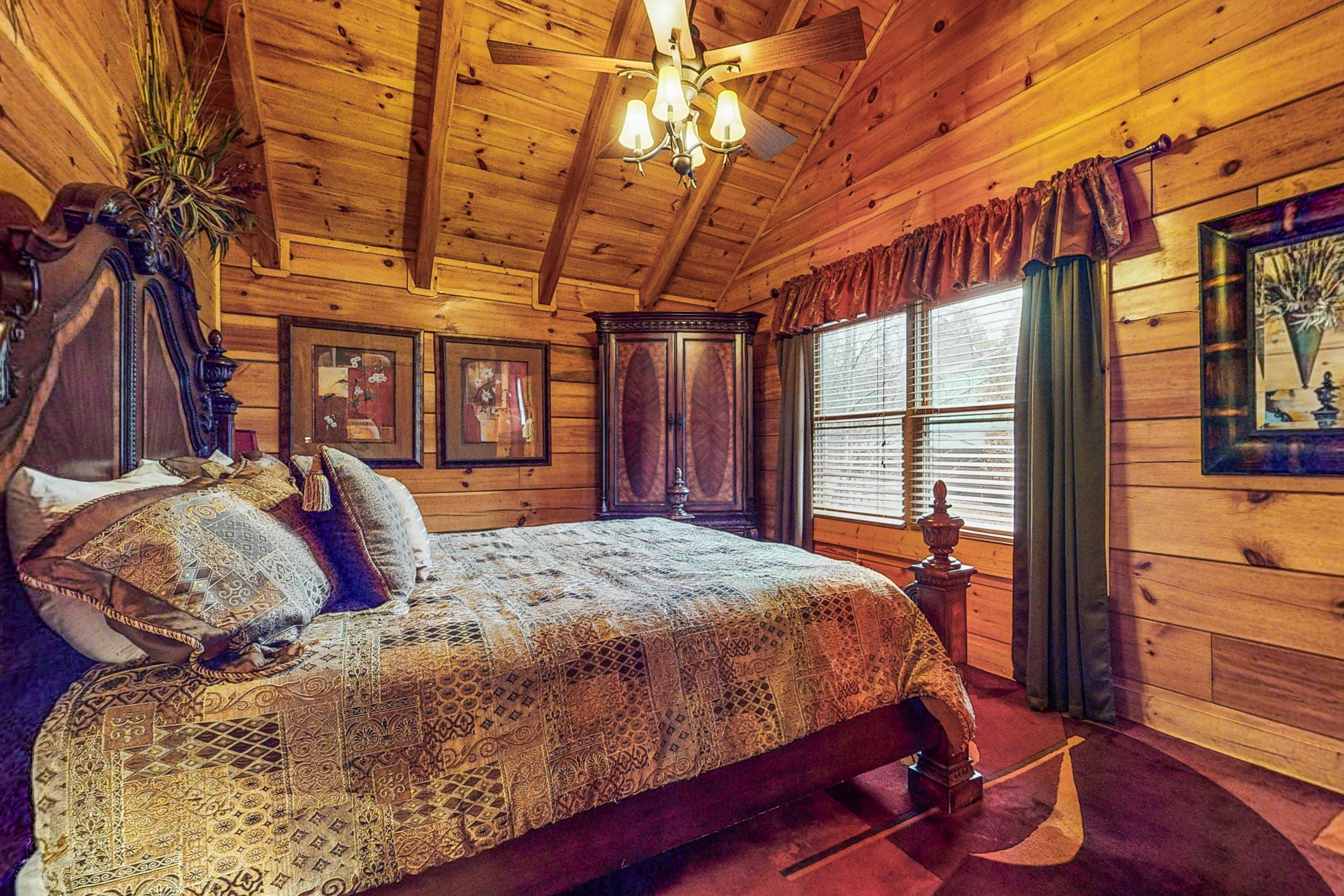 Dog-Friendly Cabin w/ Hot Tub, Free Attraction Tickets, Pool Table, & Fireplace