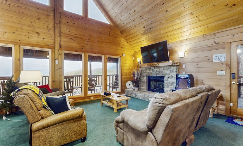 Hidden Cabin, Sleep 6・Mtn Views・Pickleball・Hot Tub