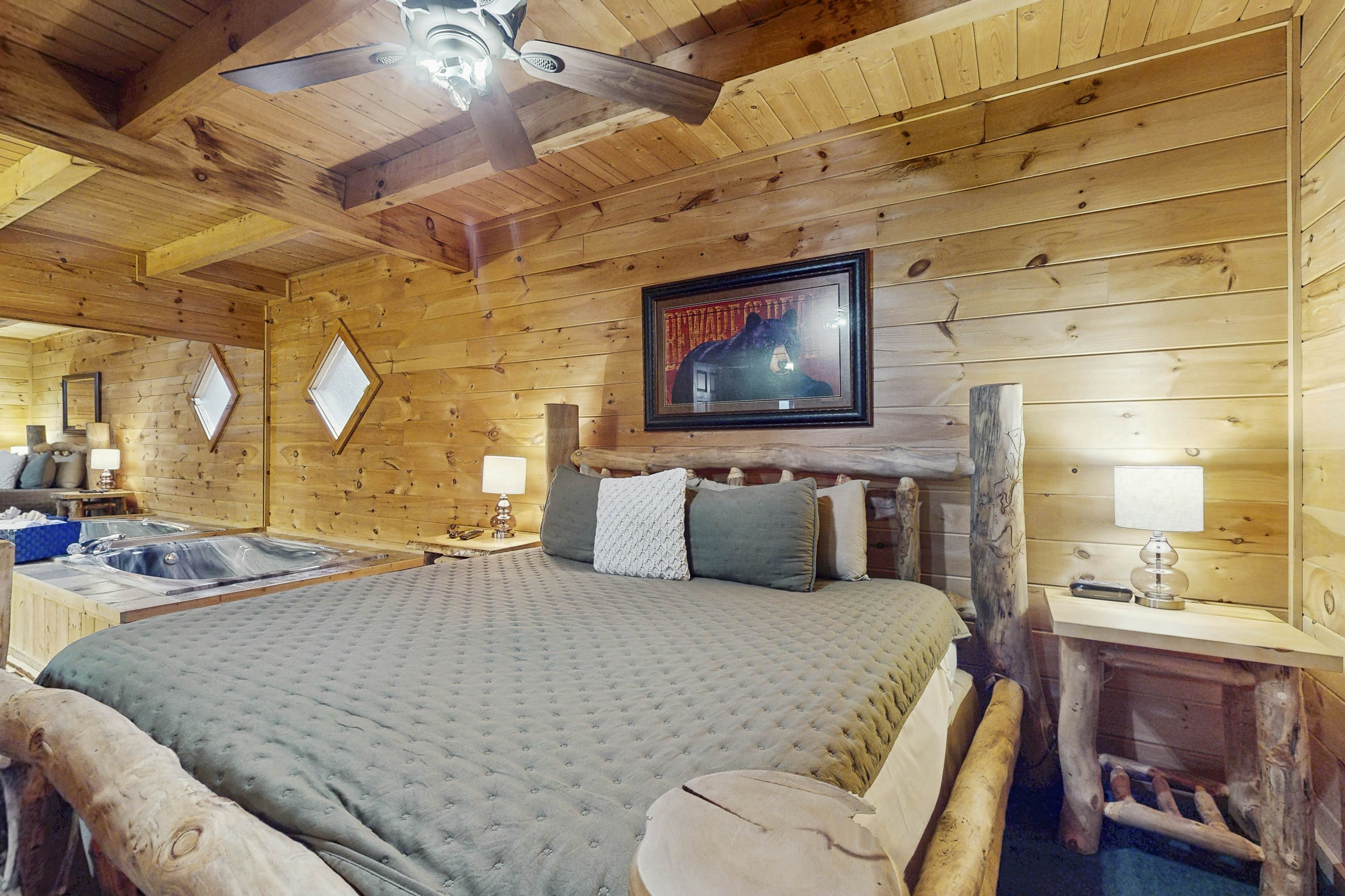 Hidden Cabin, Sleep 6・Mtn Views・Pickleball・Hot Tub