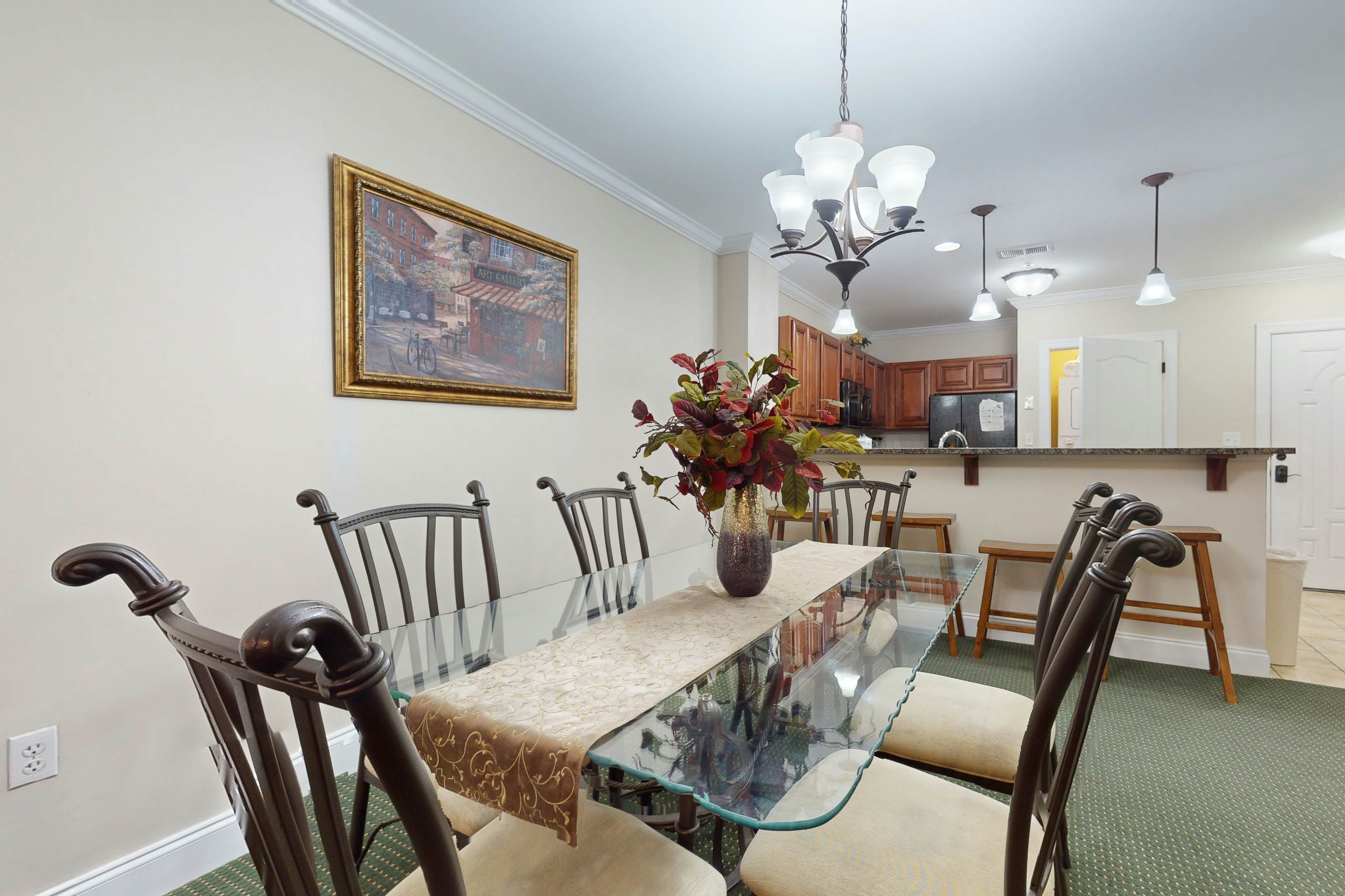 Mountain view condo w/ free attraction tickets, fireplace, & seasonal pool