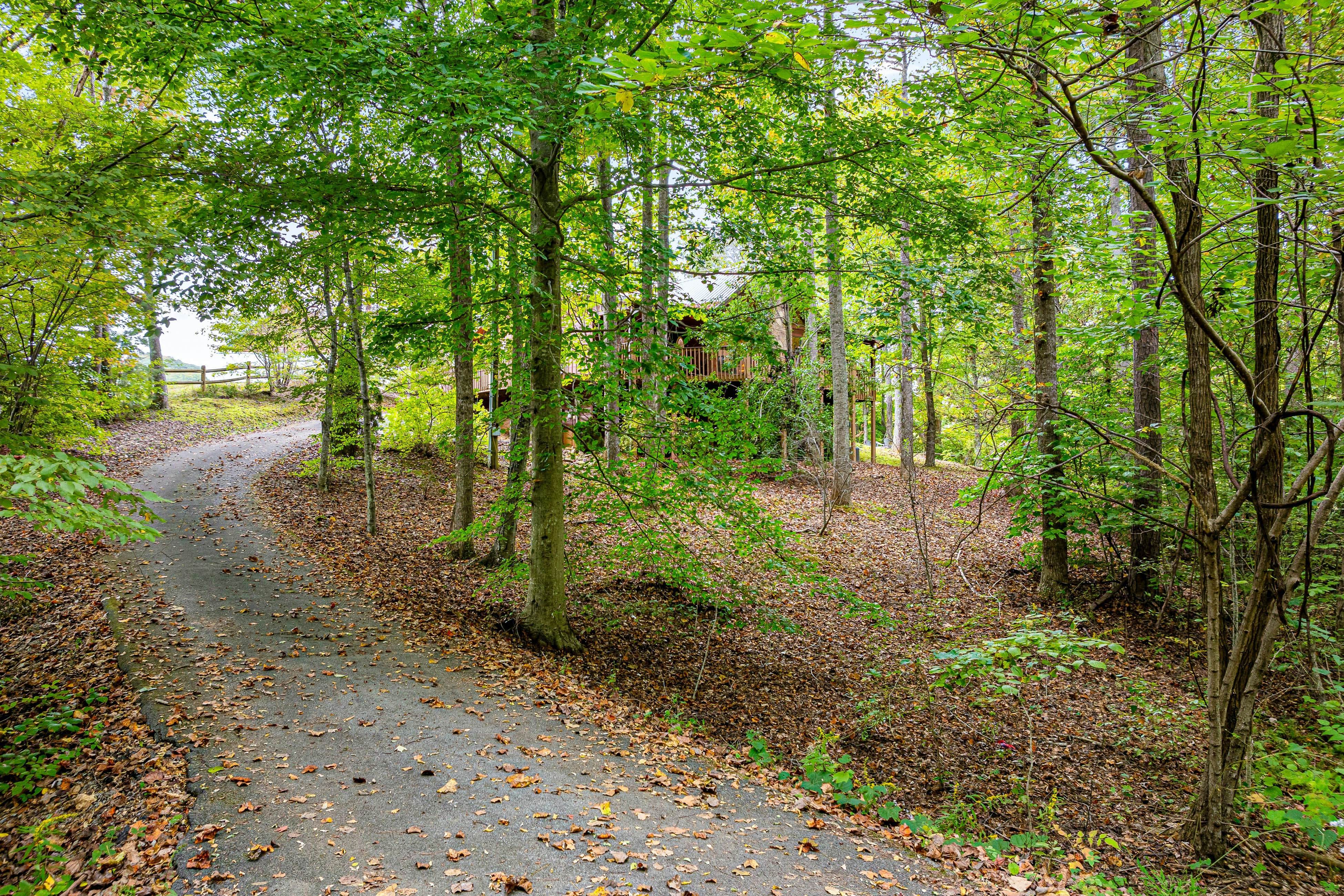 Smoky Mtn cabin w/ hot tub, firepit, game room, deck, & free attraction tickets