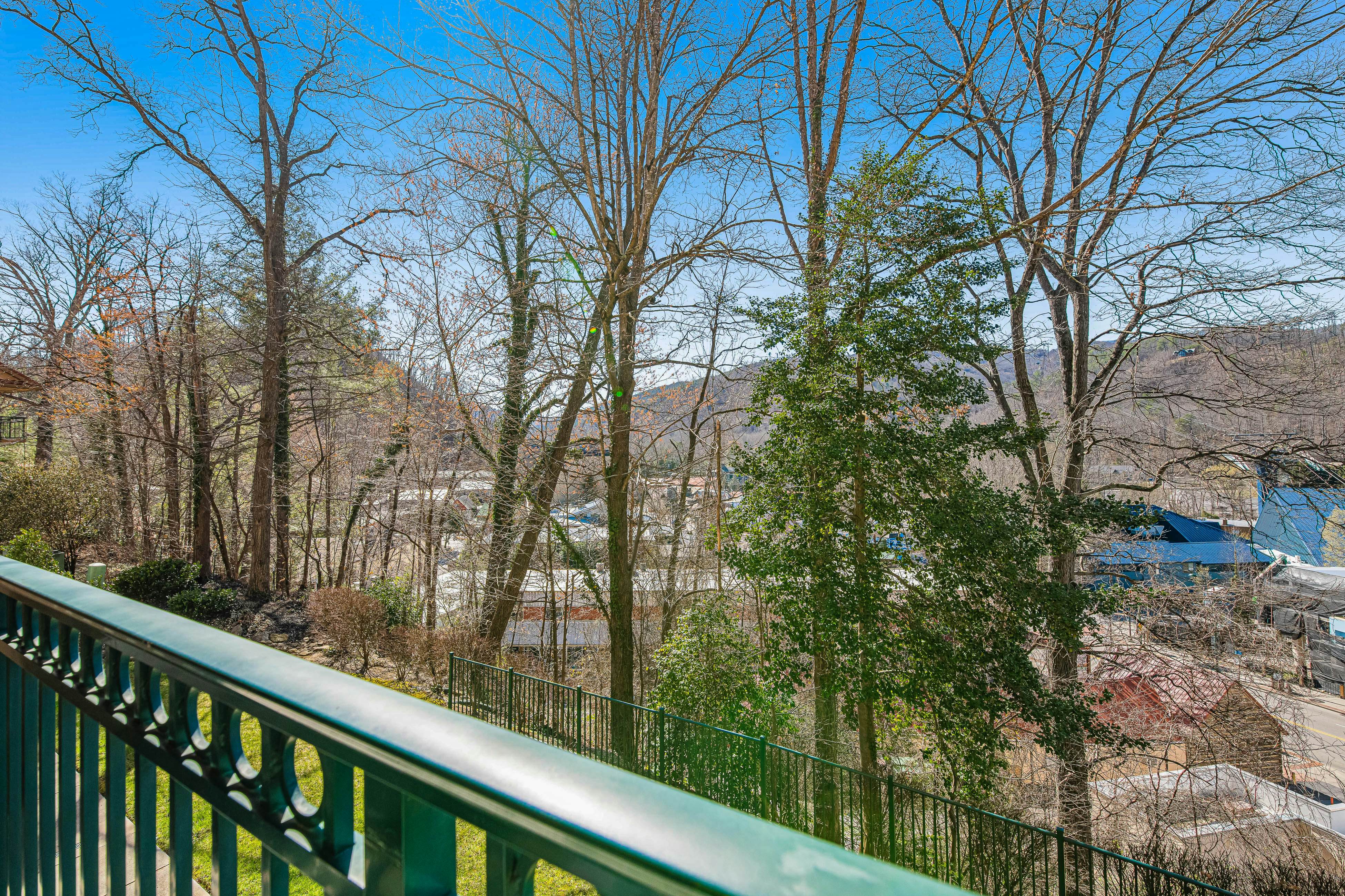 Central condo with private balcony, free attraction tickets, & pool/hot tub