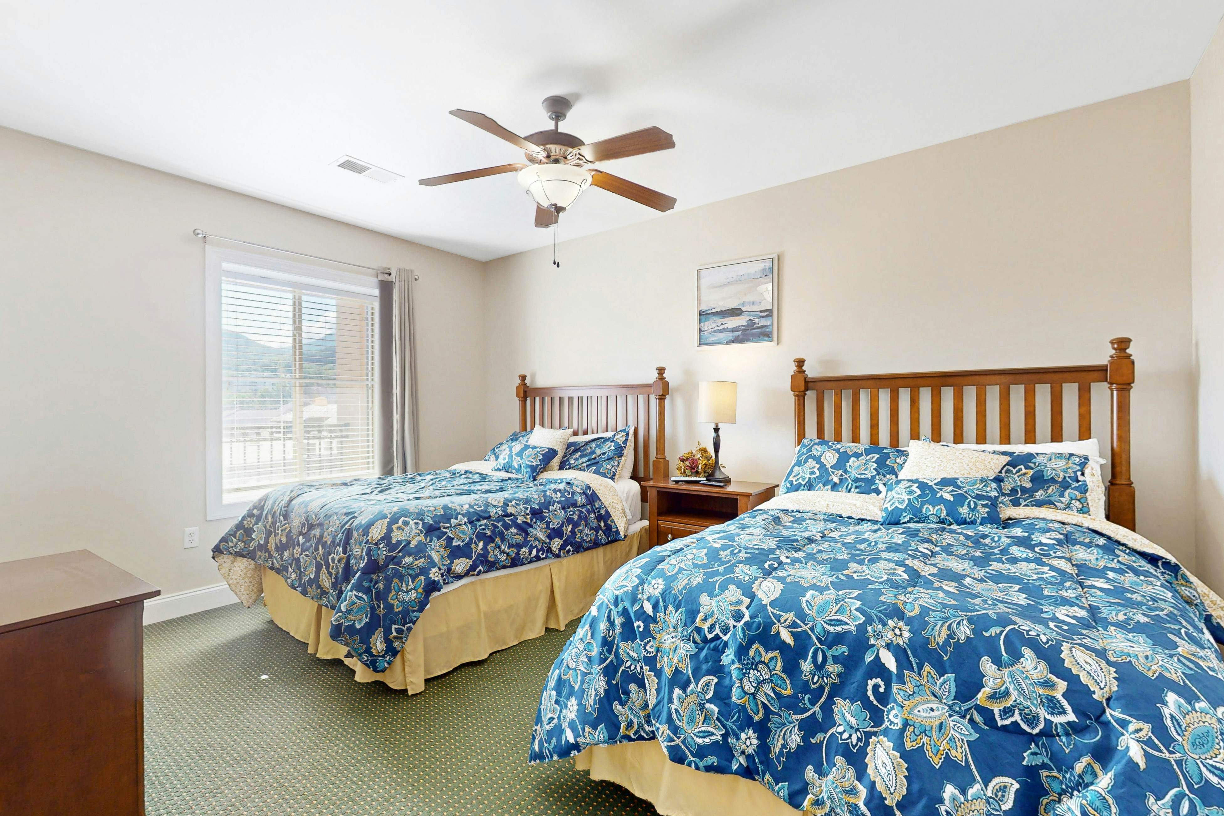 Central condo with private balcony, free attraction tickets, & pool/hot tub