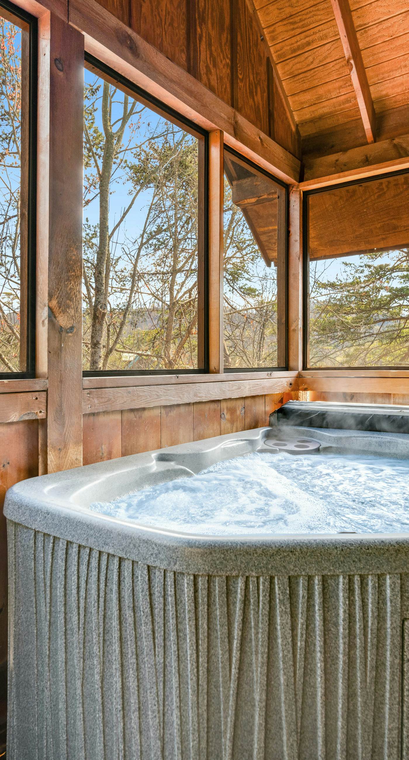 Dog Friendly Cabin, Sleep 2, Hot Tub, Great Location