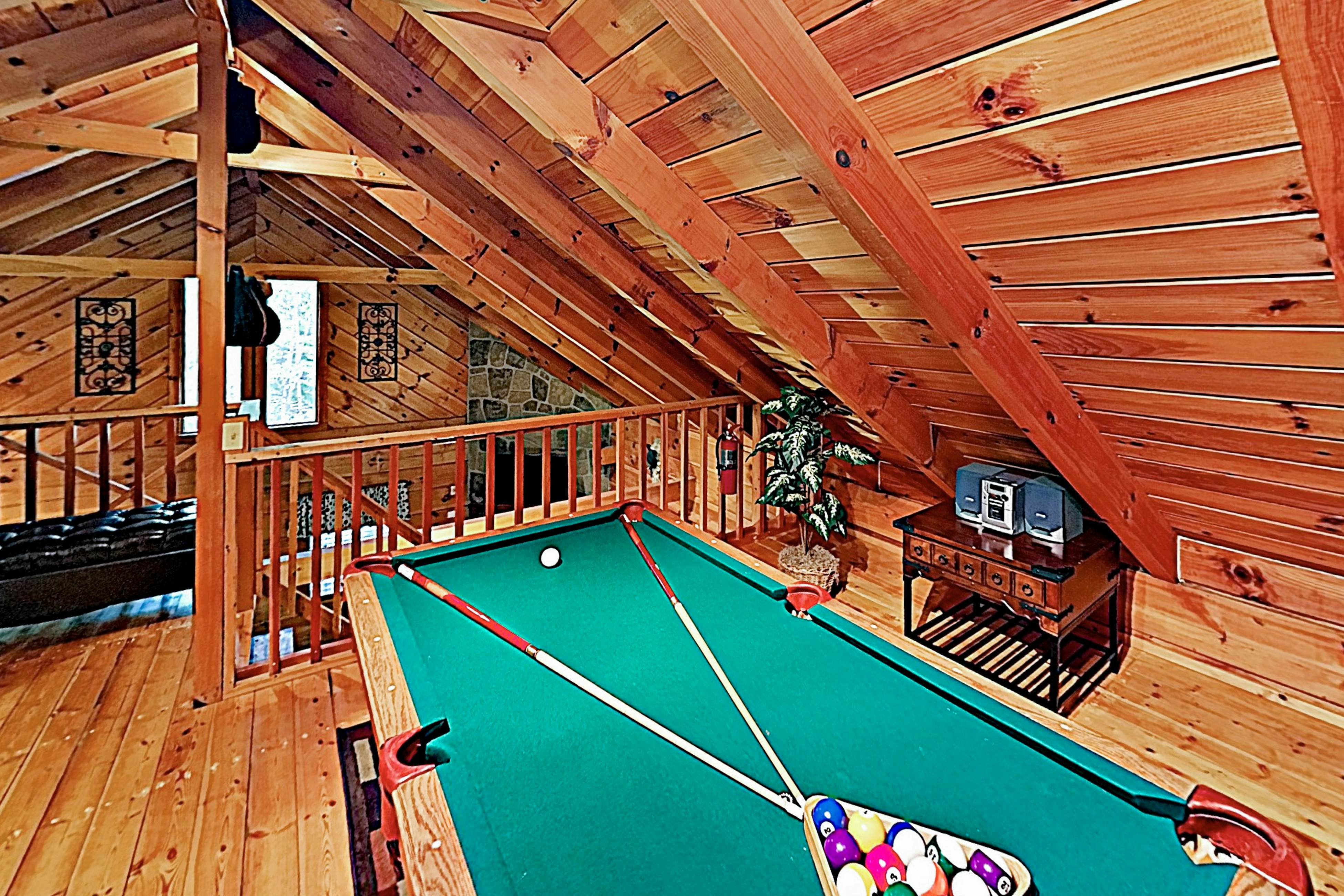Smoky Mountain retreat with deck, hot tub, pool table, & free attraction tickets