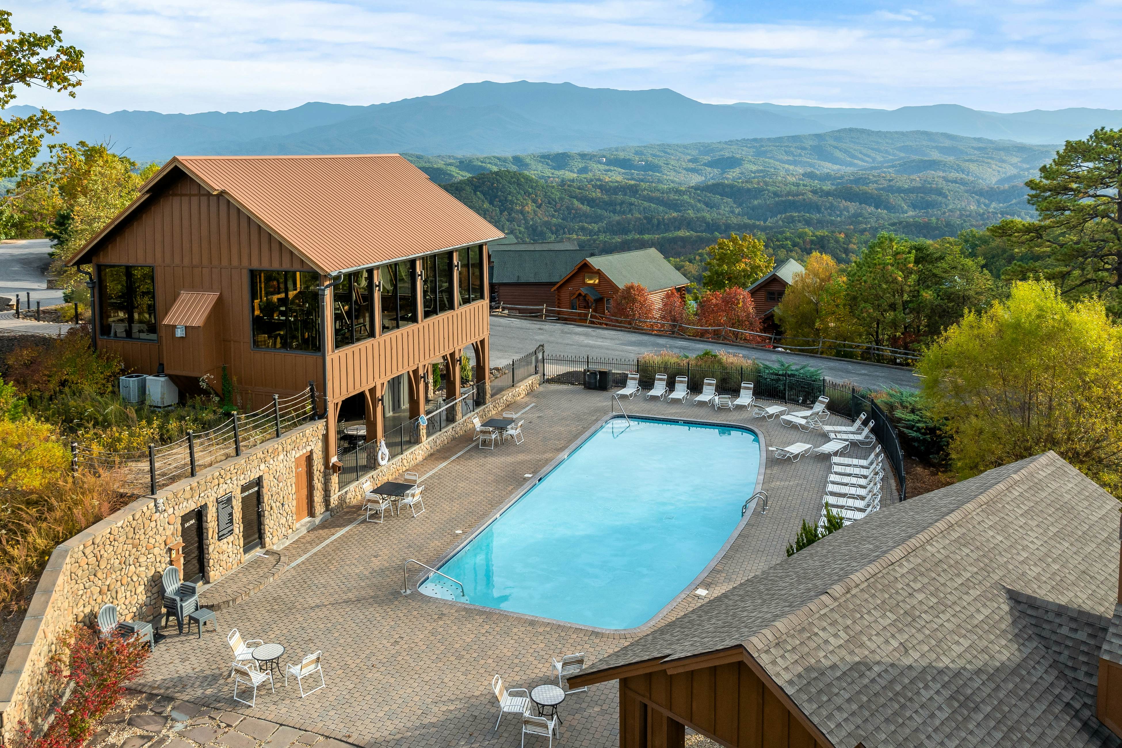 Amazing cabin sleeping 58 w/dual 7-person hot tubs, billiards, theater - attraction tickets!