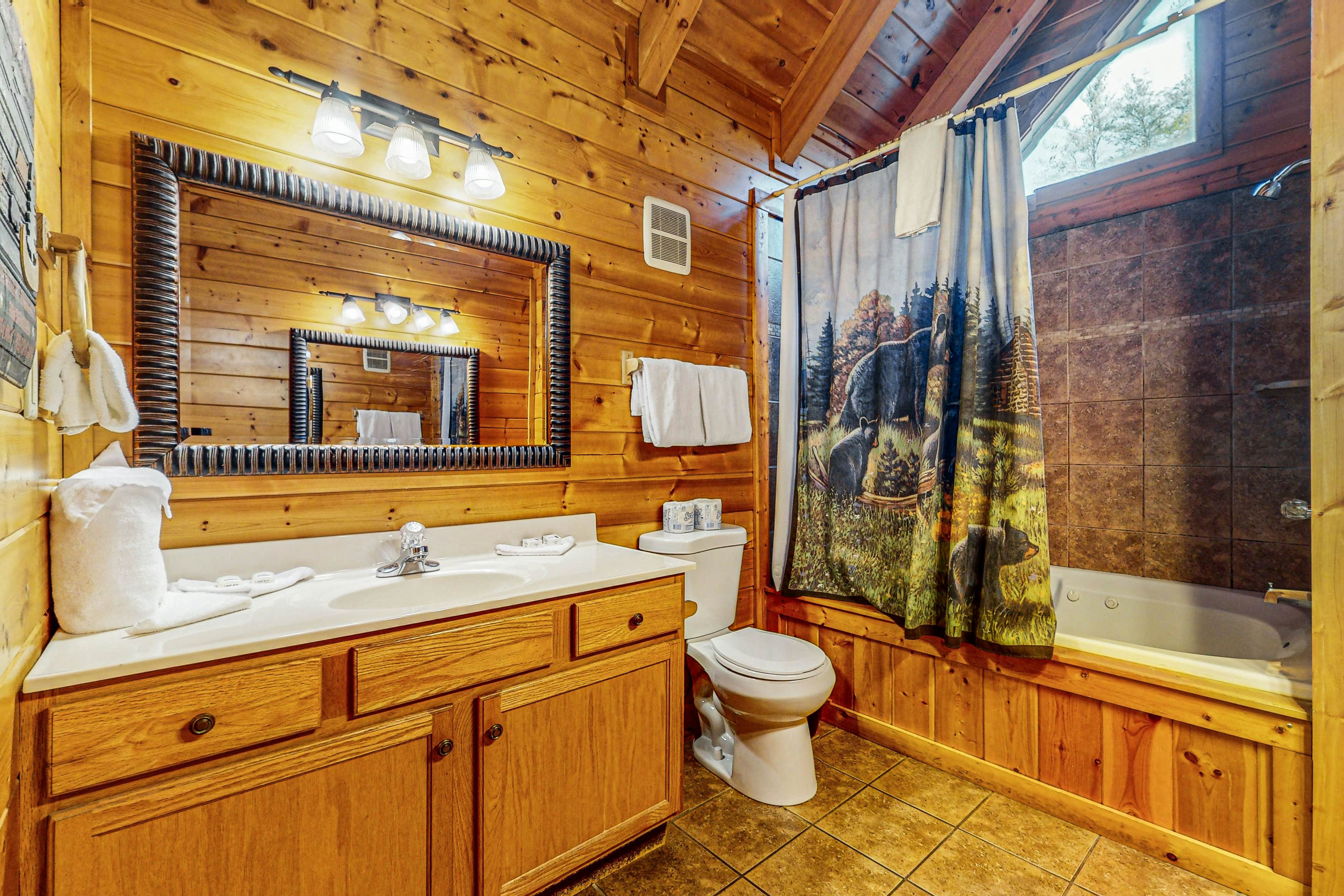 Charming Cabin wi/ Hot Tub, Pool Table, and Theater + Free Attraction Tickets