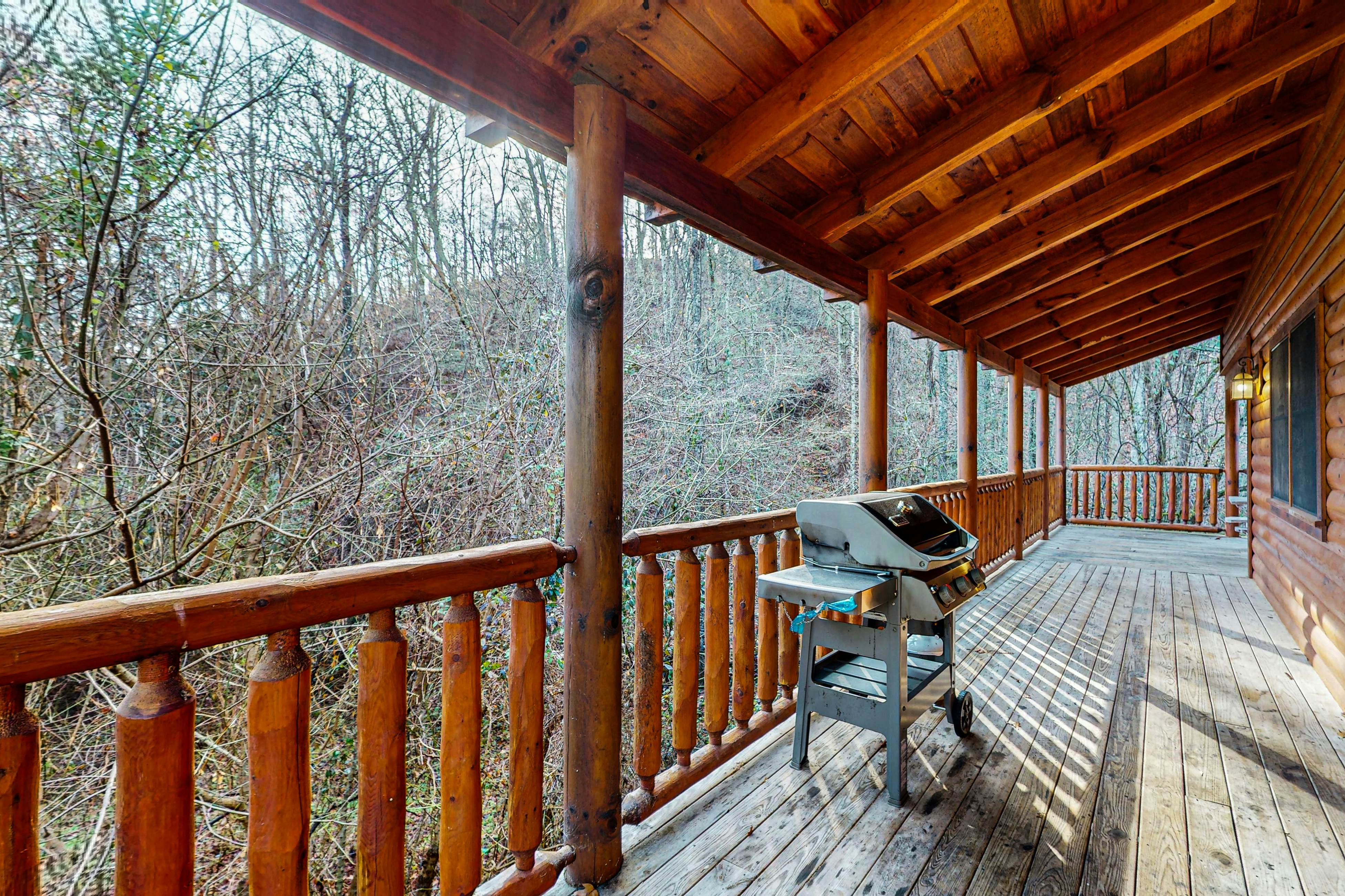Charming Cabin wi/ Hot Tub, Pool Table, and Theater + Free Attraction Tickets