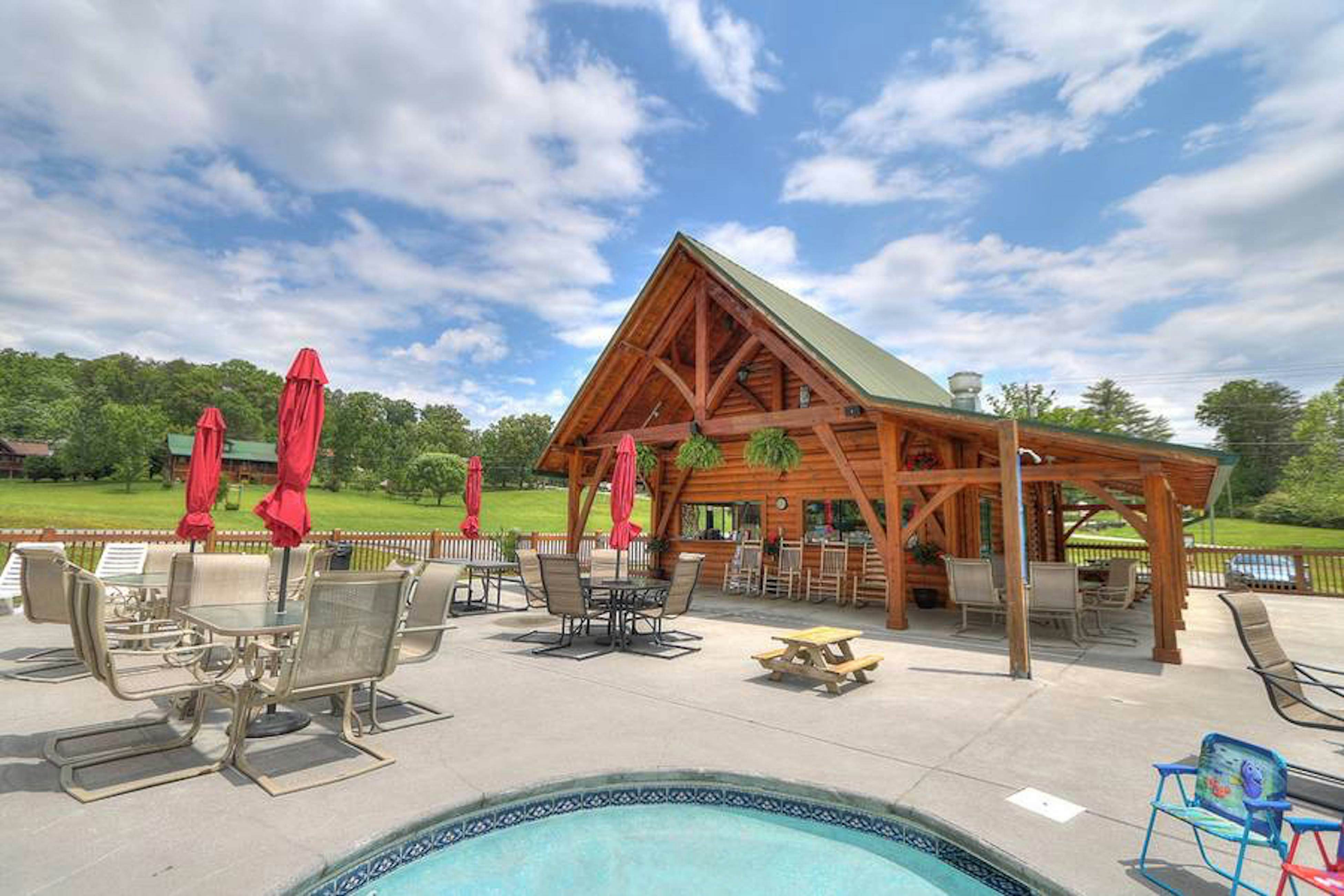 Dog-Friendly Cabin w/Hot Tub, Deck, & Shared Pool + Free Attraction Tickets