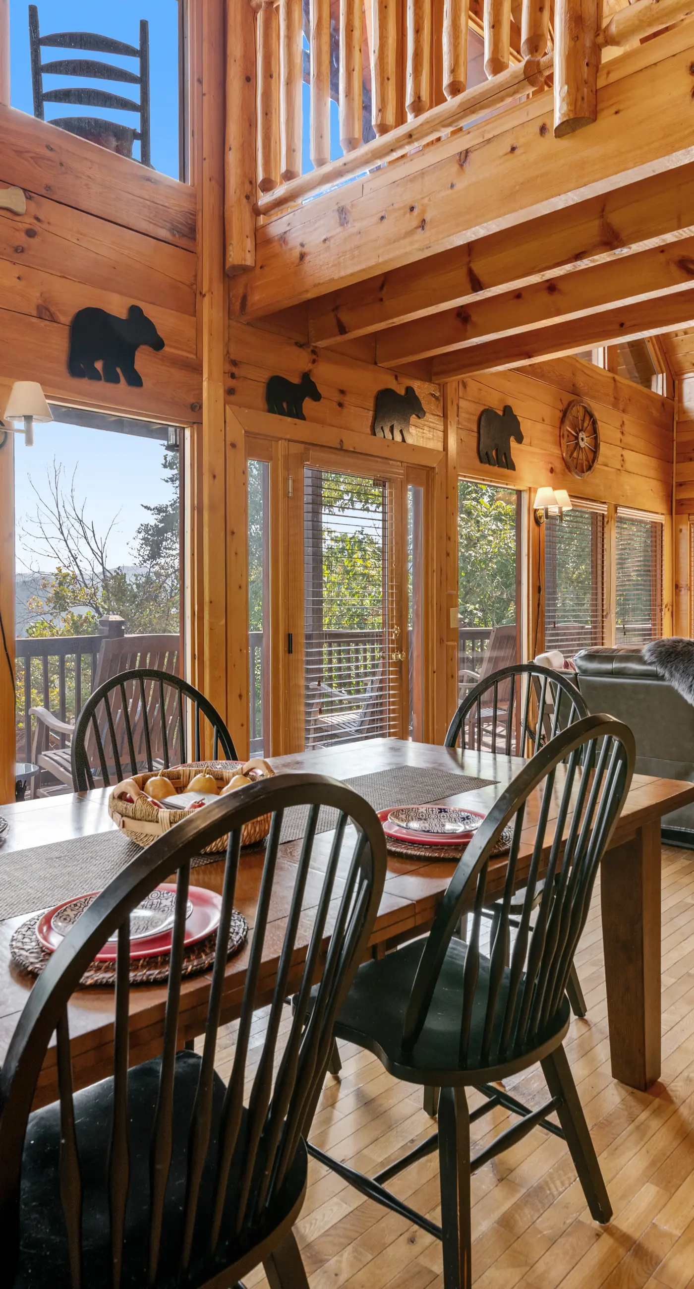 Log Mtn Escape ・Stunning Views・Deck・Firepit・Games