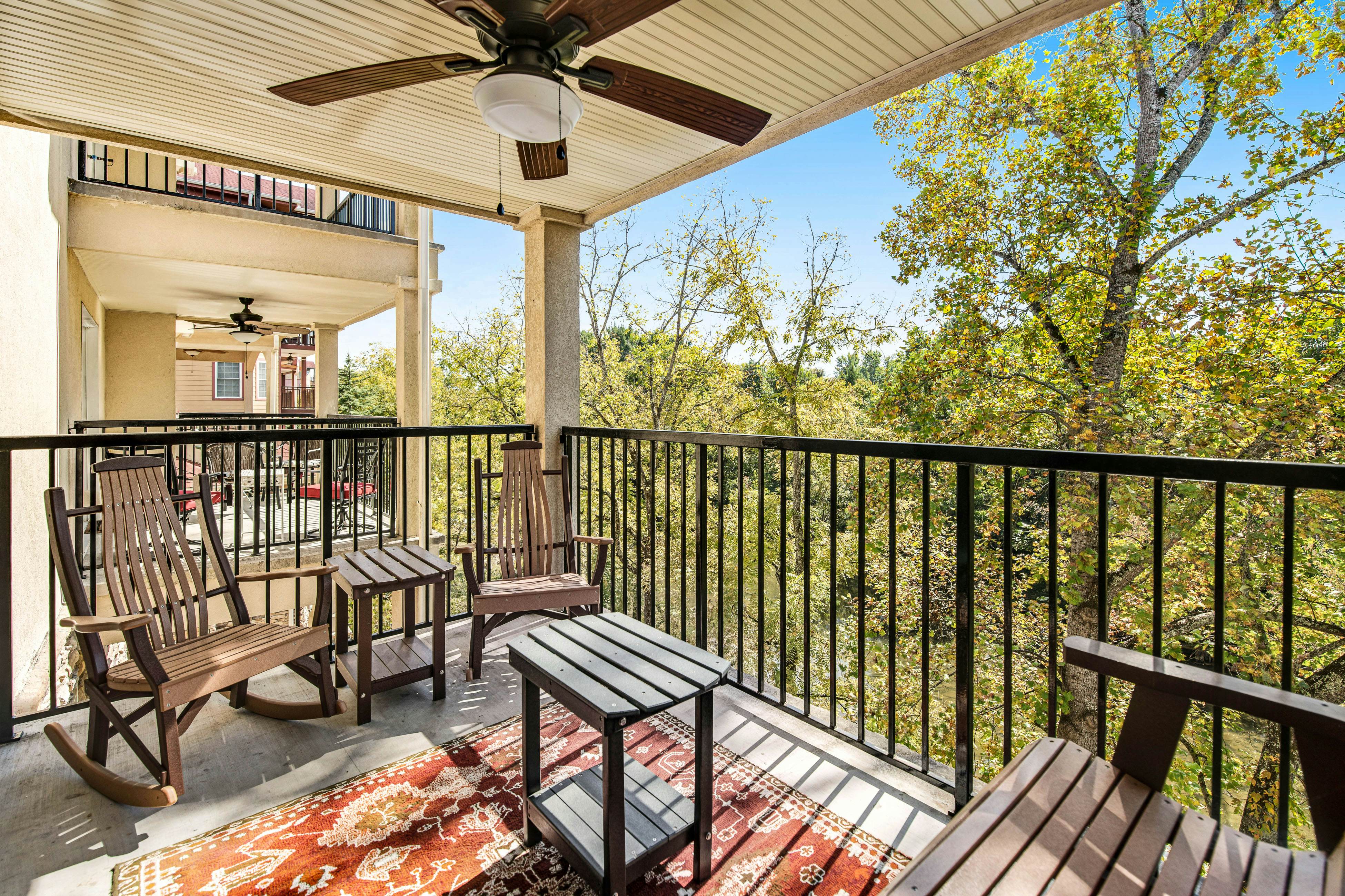 Dreamy Condo Near Downtown with Creek Views, Pool, & Free Attraction Tickets