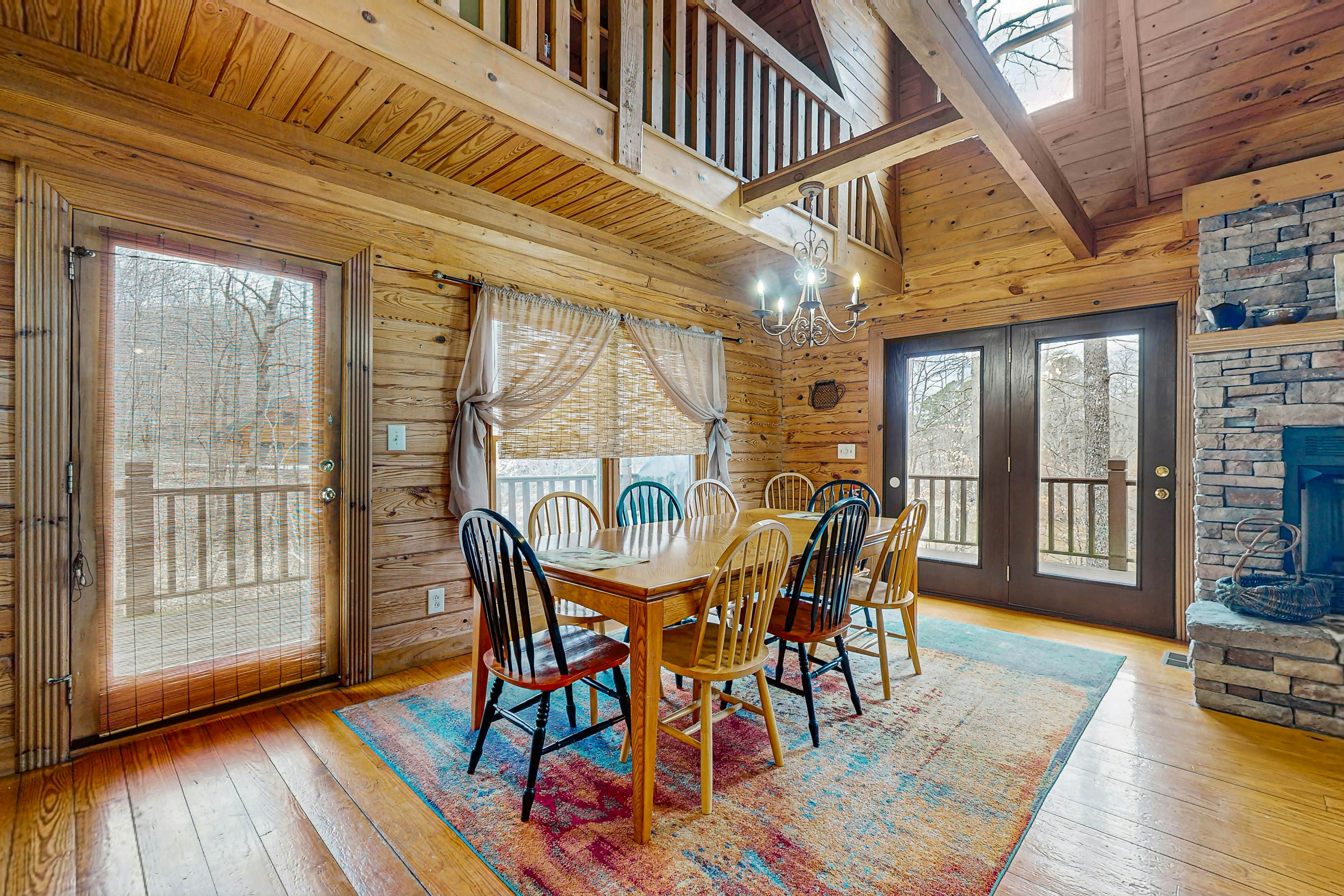 Dog-friendly lake home with private floating dock - jetted tub, firepit, & decks