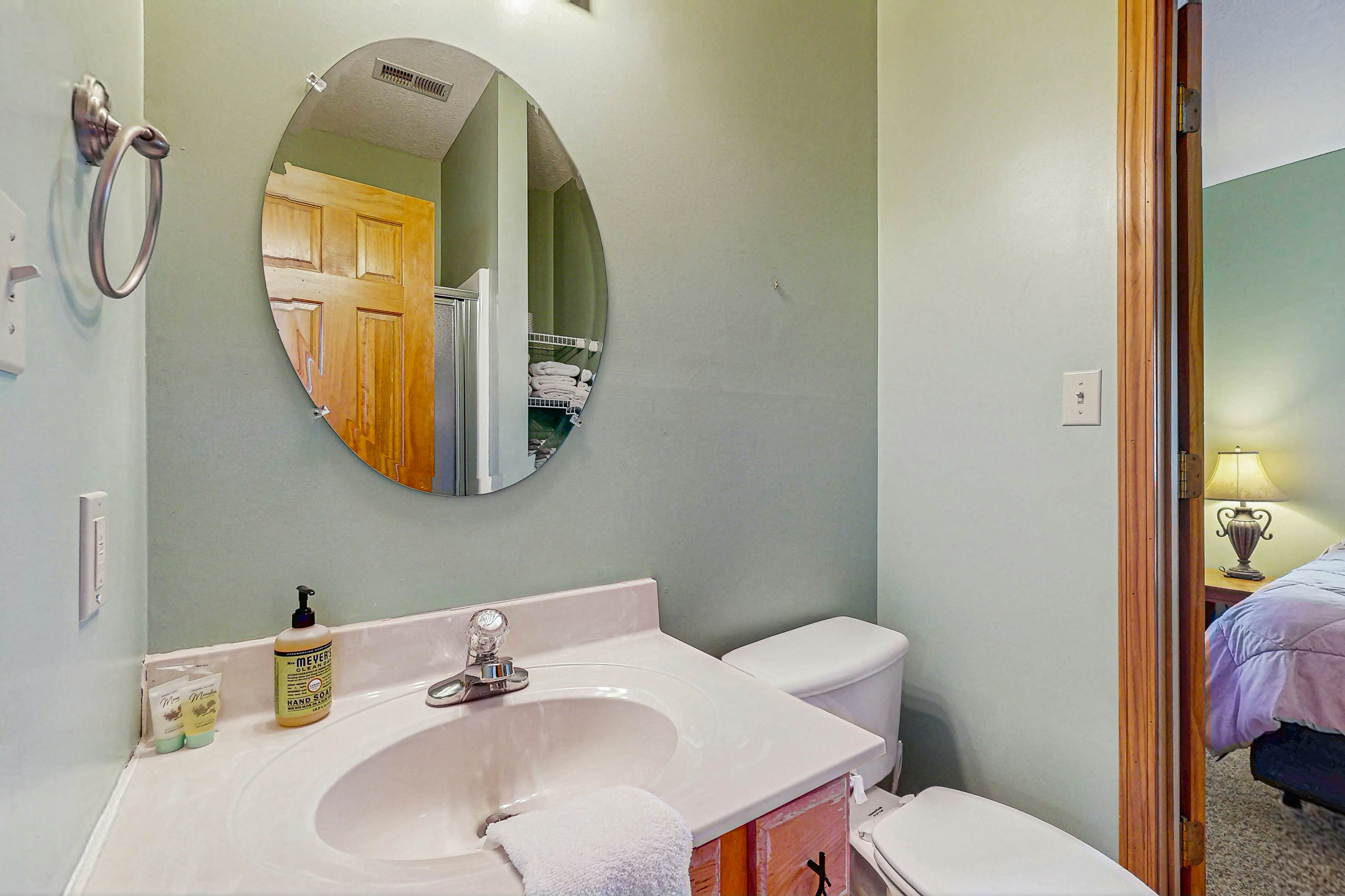 Dog-friendly lake home with private floating dock - jetted tub, firepit, & decks