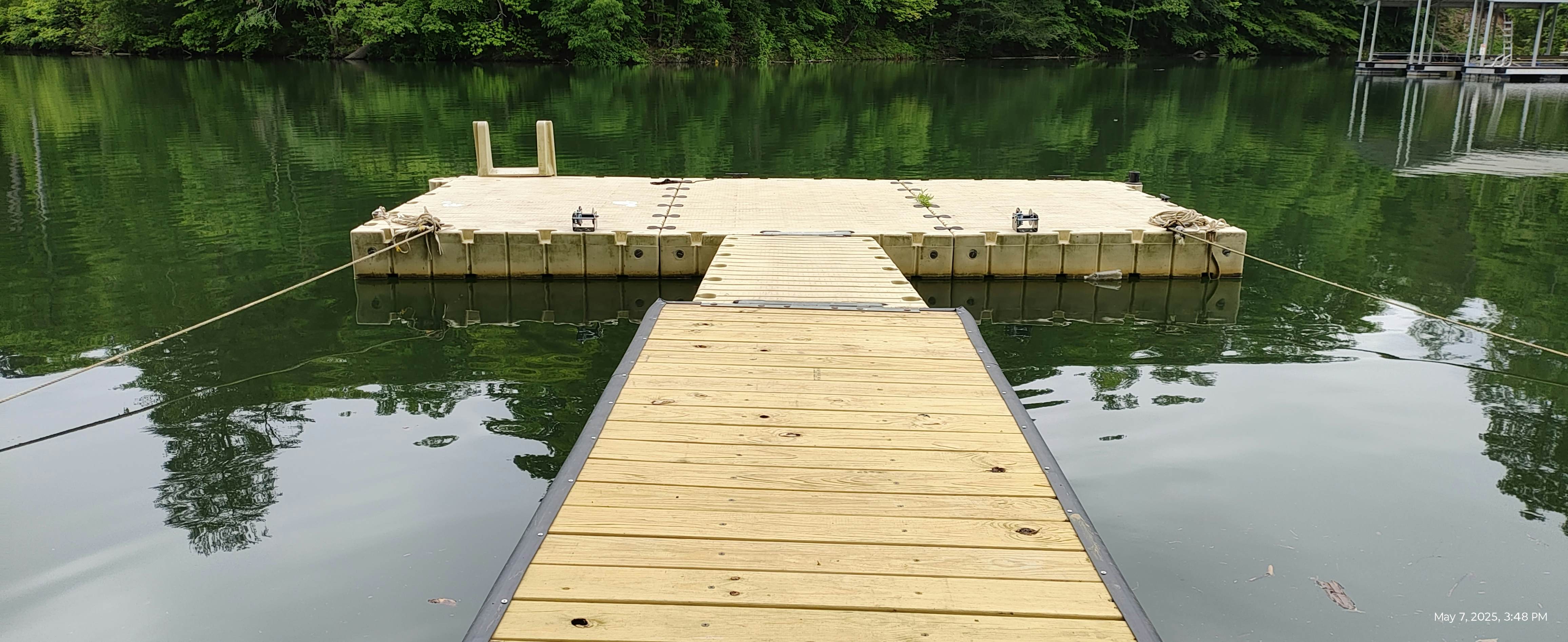 Dog-friendly lake home with private floating dock - jetted tub, firepit, & decks