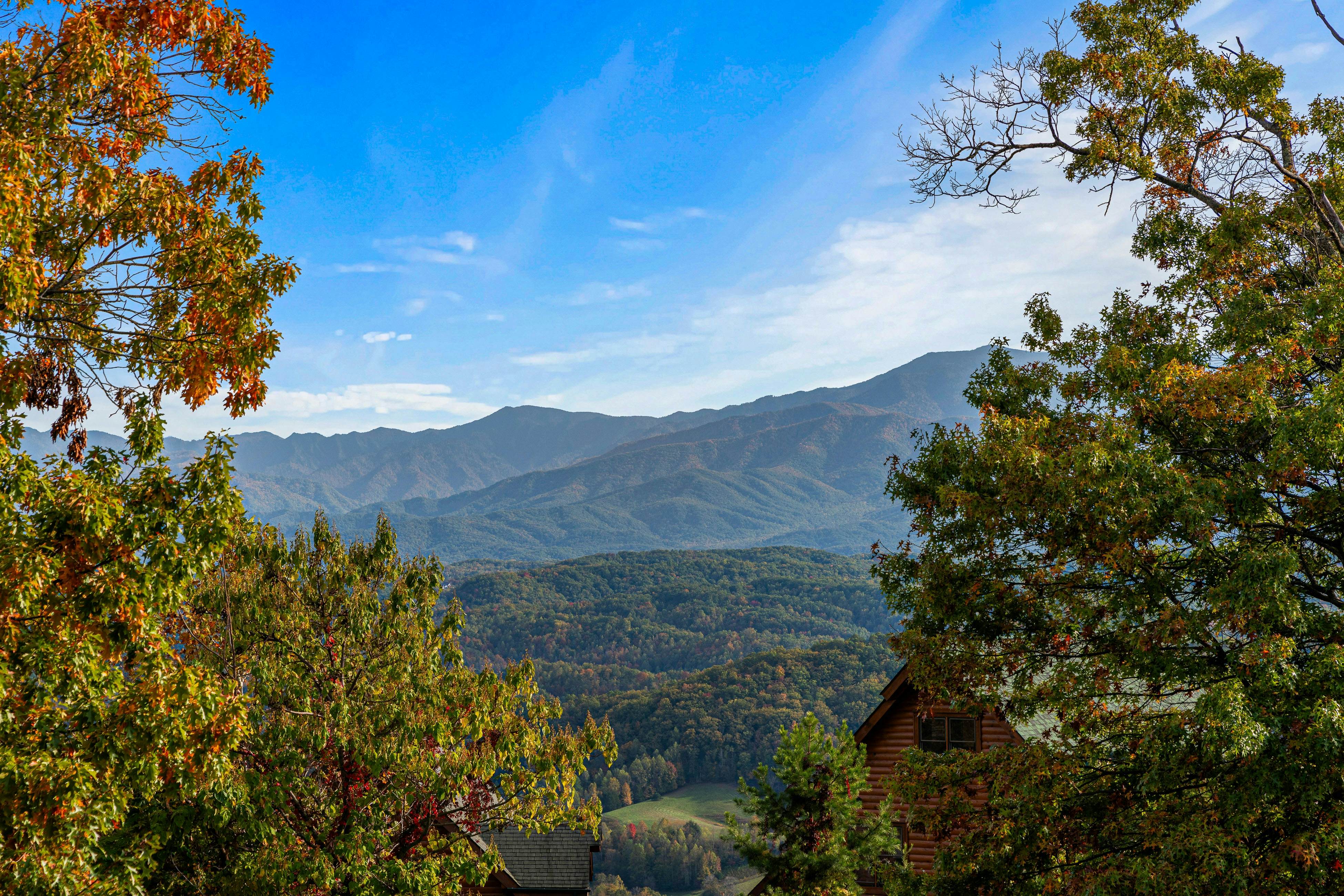 Amazing cabin sleeping 58 w/dual 7-person hot tubs, billiards, theater - attraction tickets!