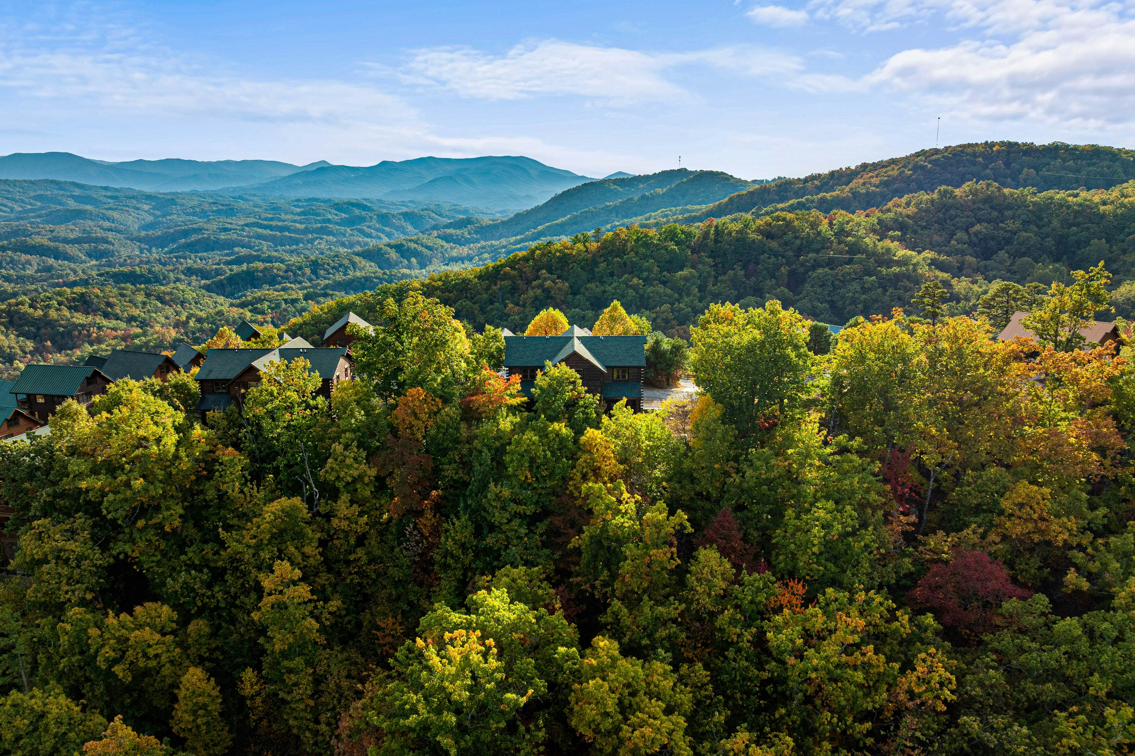 Amazing cabin sleeping 58 w/dual 7-person hot tubs, billiards, theater - attraction tickets!