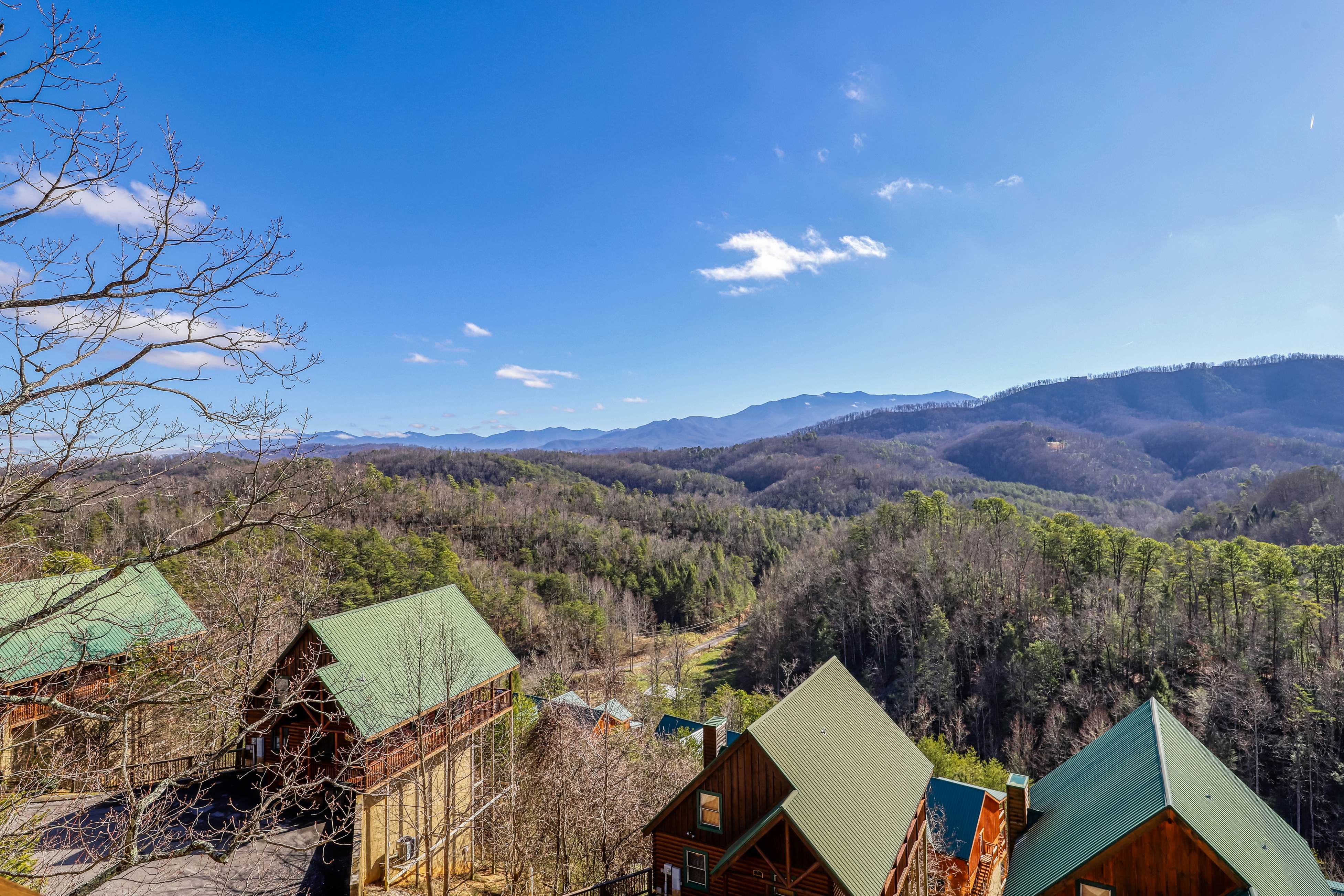 Lovely cabin w/ Free Attraction Tickets, a private hot tub, & mountain views