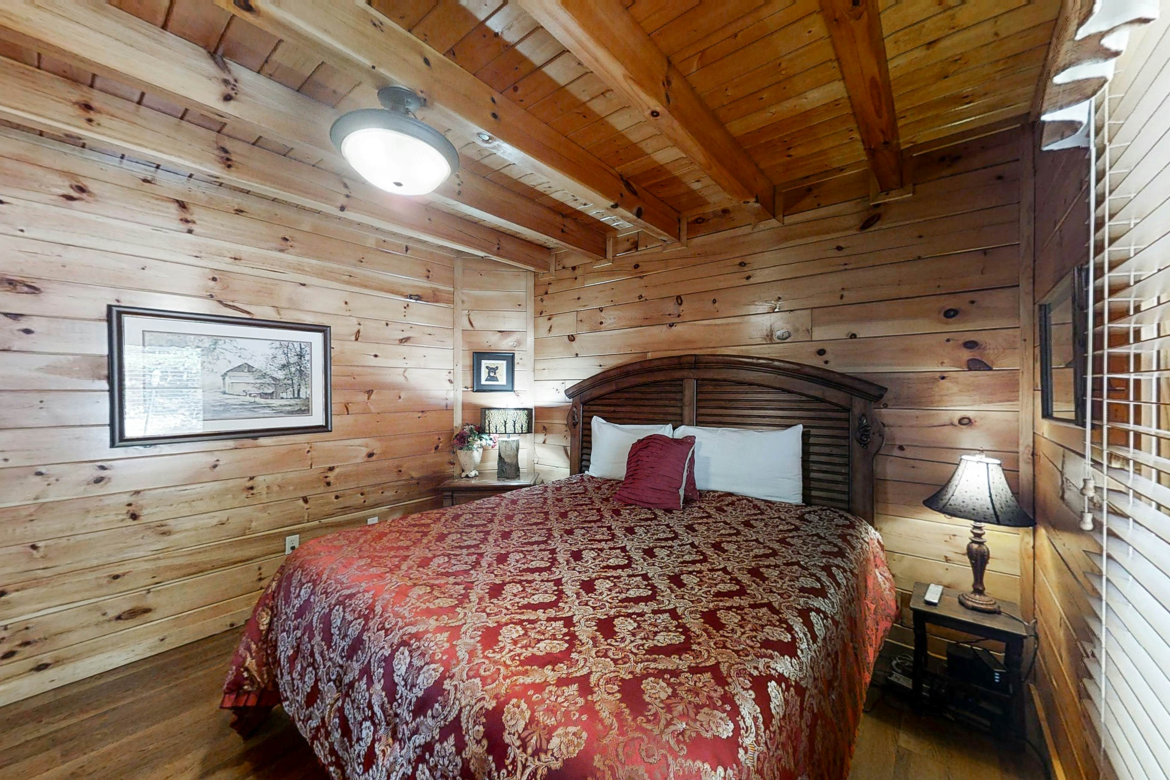 Elegant Two-Story Cabin w/ Free Attraction Tickets, Hot Tub, & Pool Table