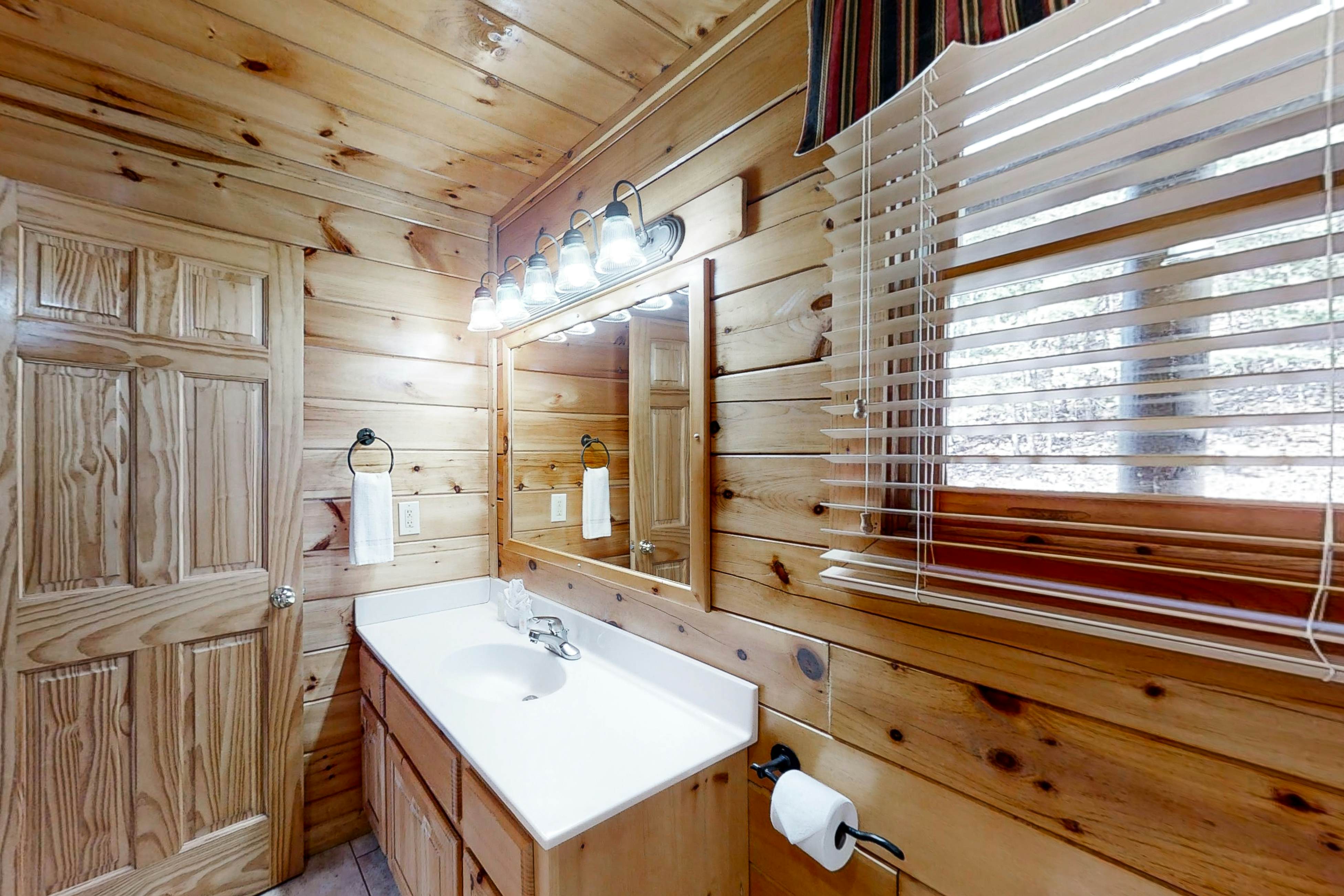 Elegant Two-Story Cabin w/ Free Attraction Tickets, Hot Tub, & Pool Table