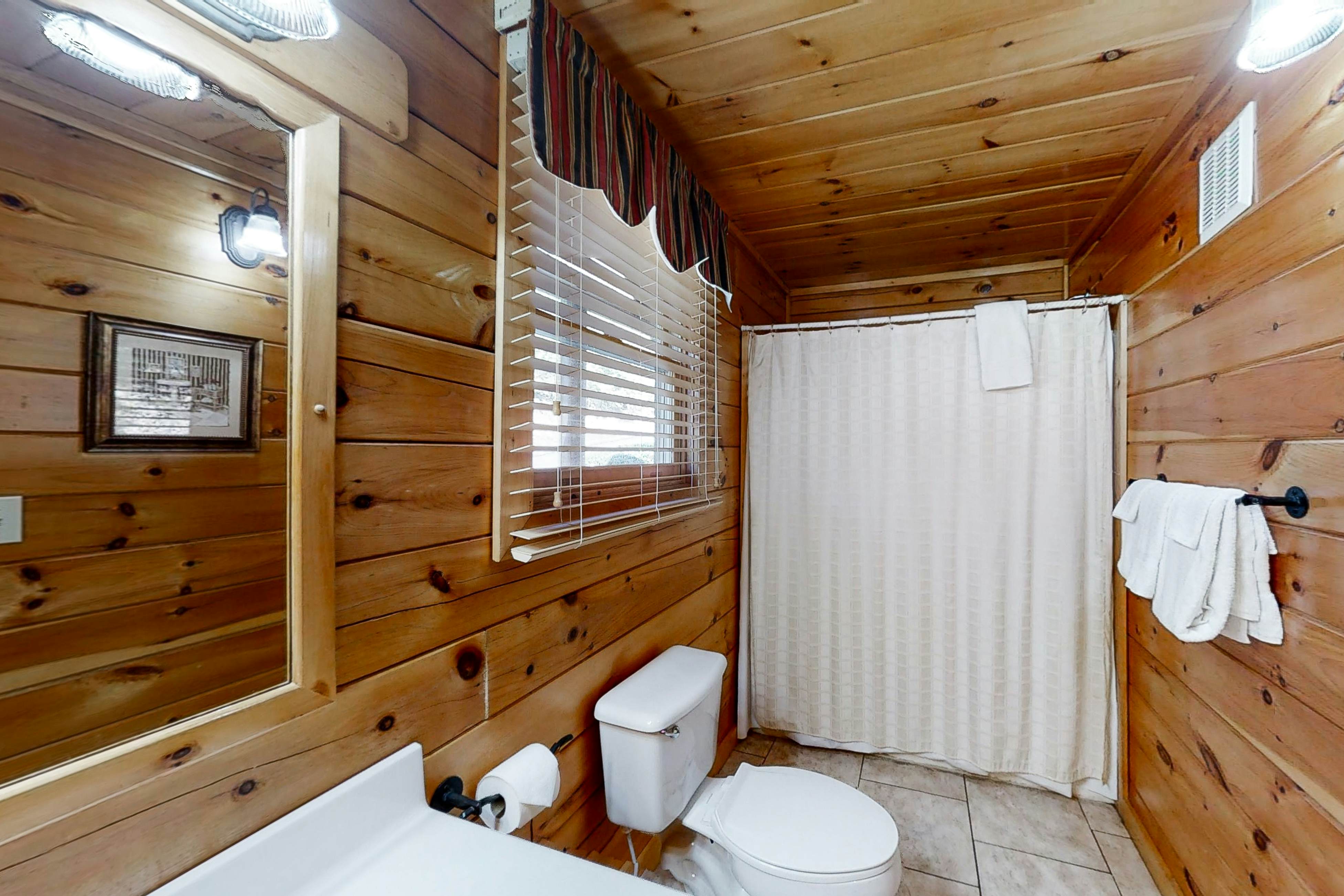 Elegant Two-Story Cabin w/ Free Attraction Tickets, Hot Tub, & Pool Table
