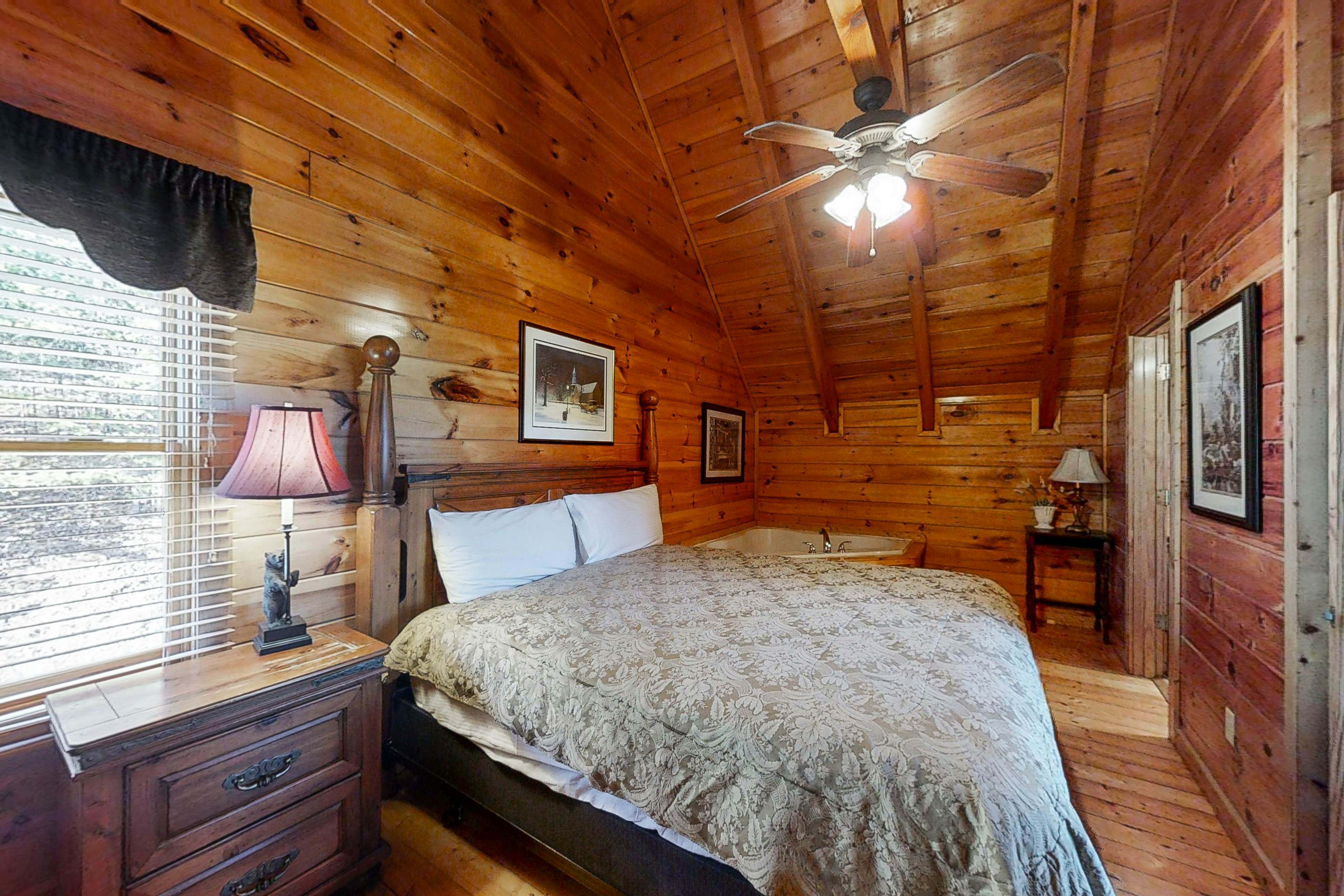 Elegant Two-Story Cabin w/ Free Attraction Tickets, Hot Tub, & Pool Table