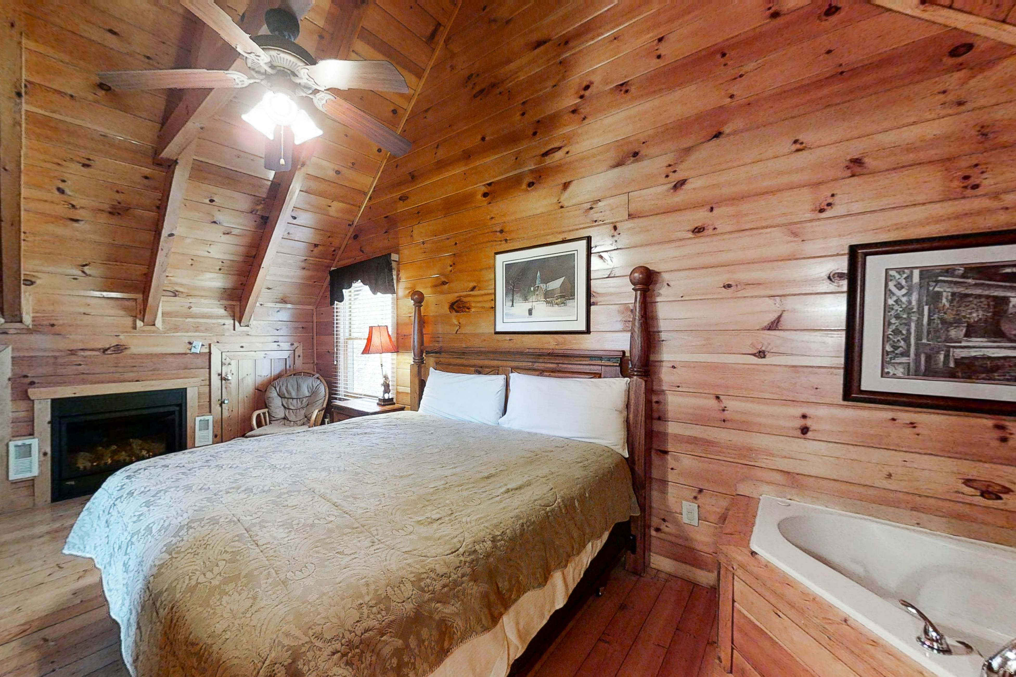 Elegant Two-Story Cabin w/ Free Attraction Tickets, Hot Tub, & Pool Table