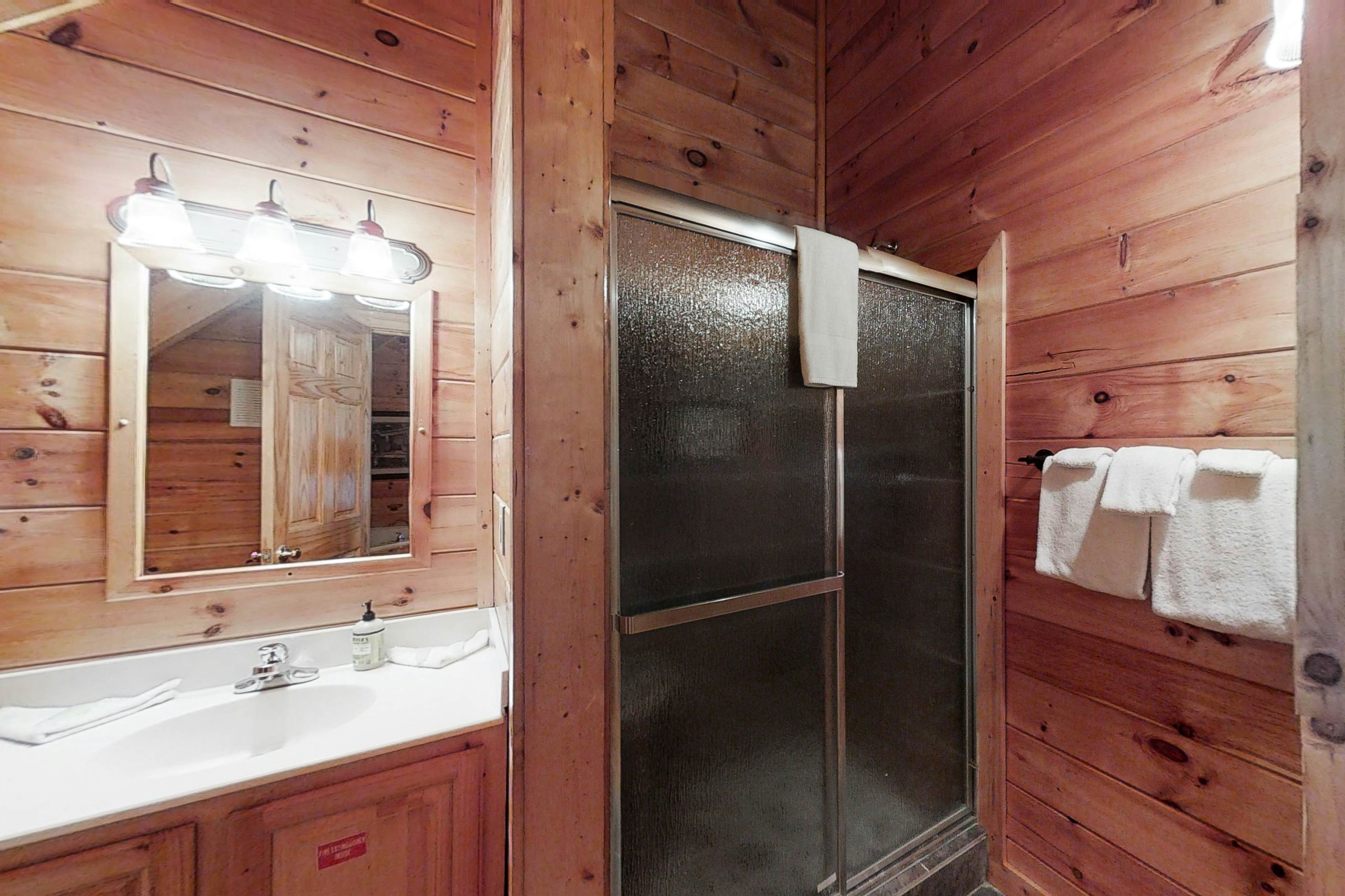 Elegant Two-Story Cabin w/ Free Attraction Tickets, Hot Tub, & Pool Table