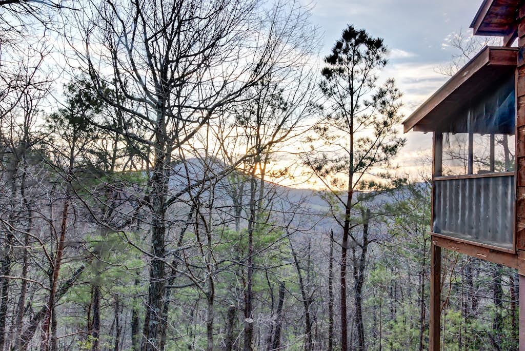 Mtn View Cabin, Sleeps 4, In the Woods, Deck, Hot Tub