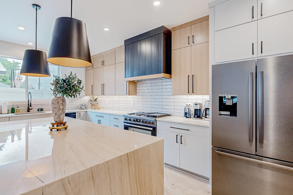 Walk downtown, unwind in the private hot tub