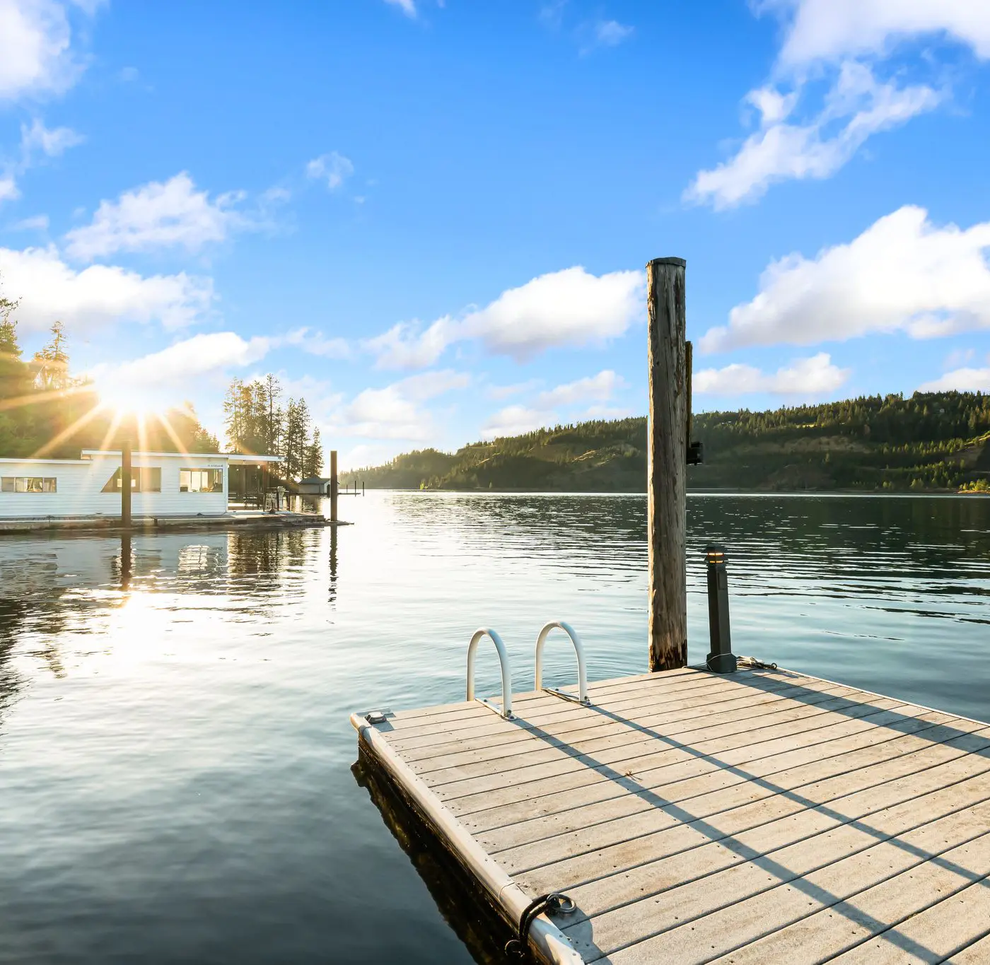 Lake Coeur d'Alene Cabin, Dock & Fire Pit