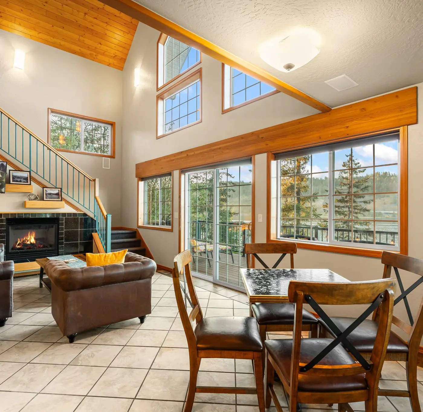 Lake Coeur d'Alene Cabin, Dock & Fire Pit