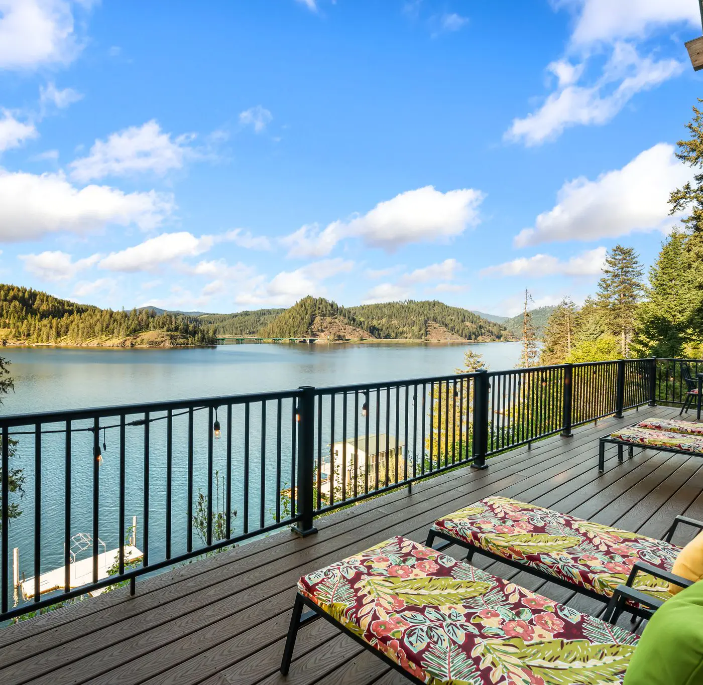 Lake Coeur d'Alene Cabin, Dock & Fire Pit