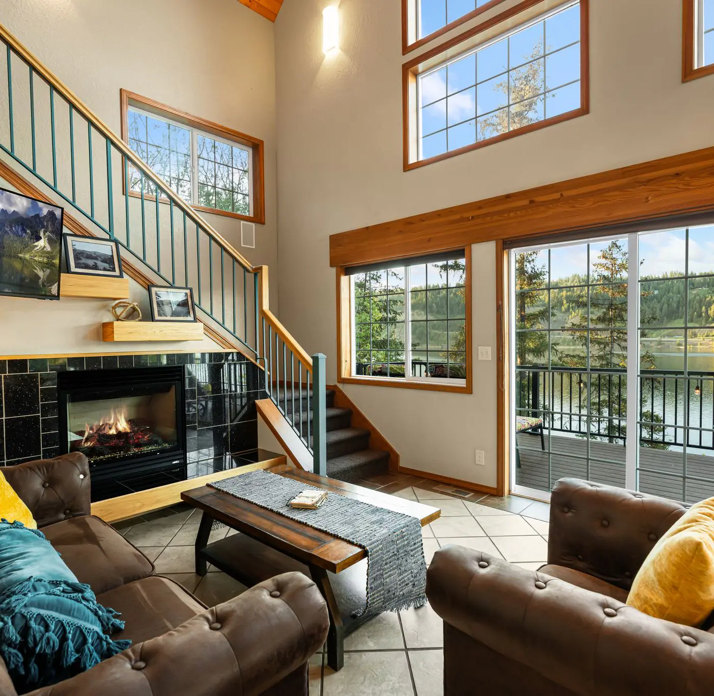 Lake Coeur d'Alene Cabin, Dock & Fire Pit