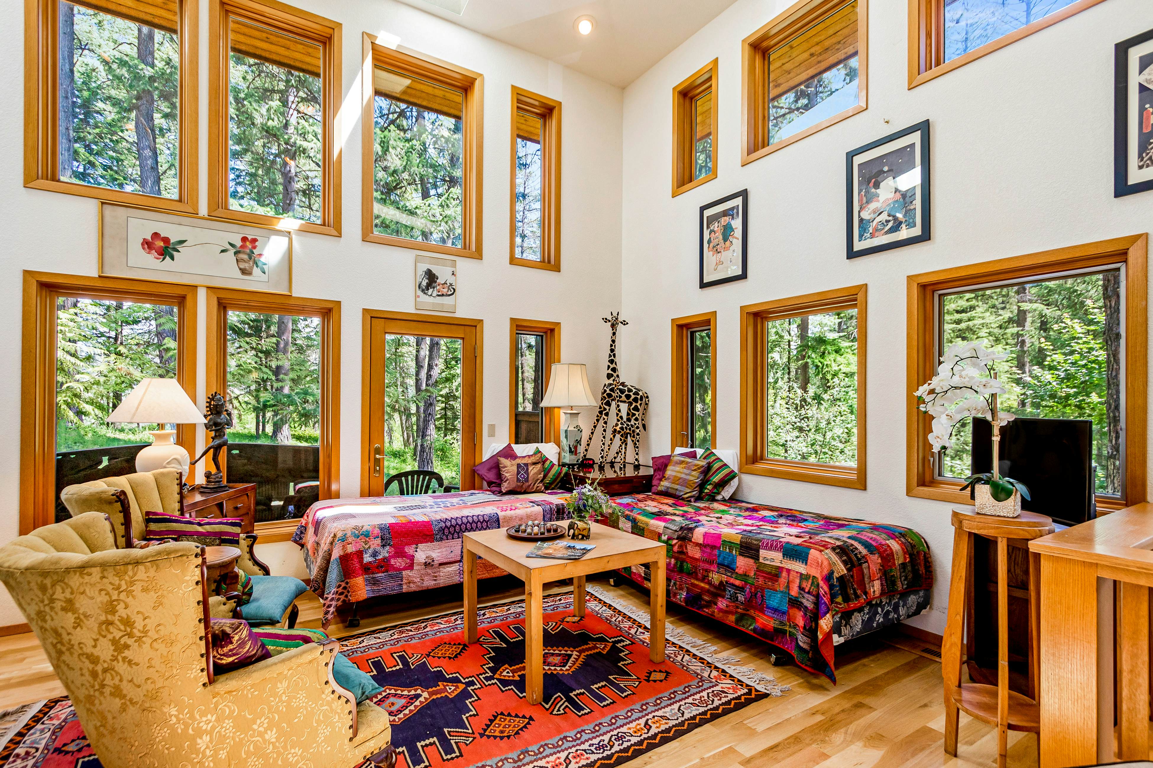 Rustic Modern Forest Home