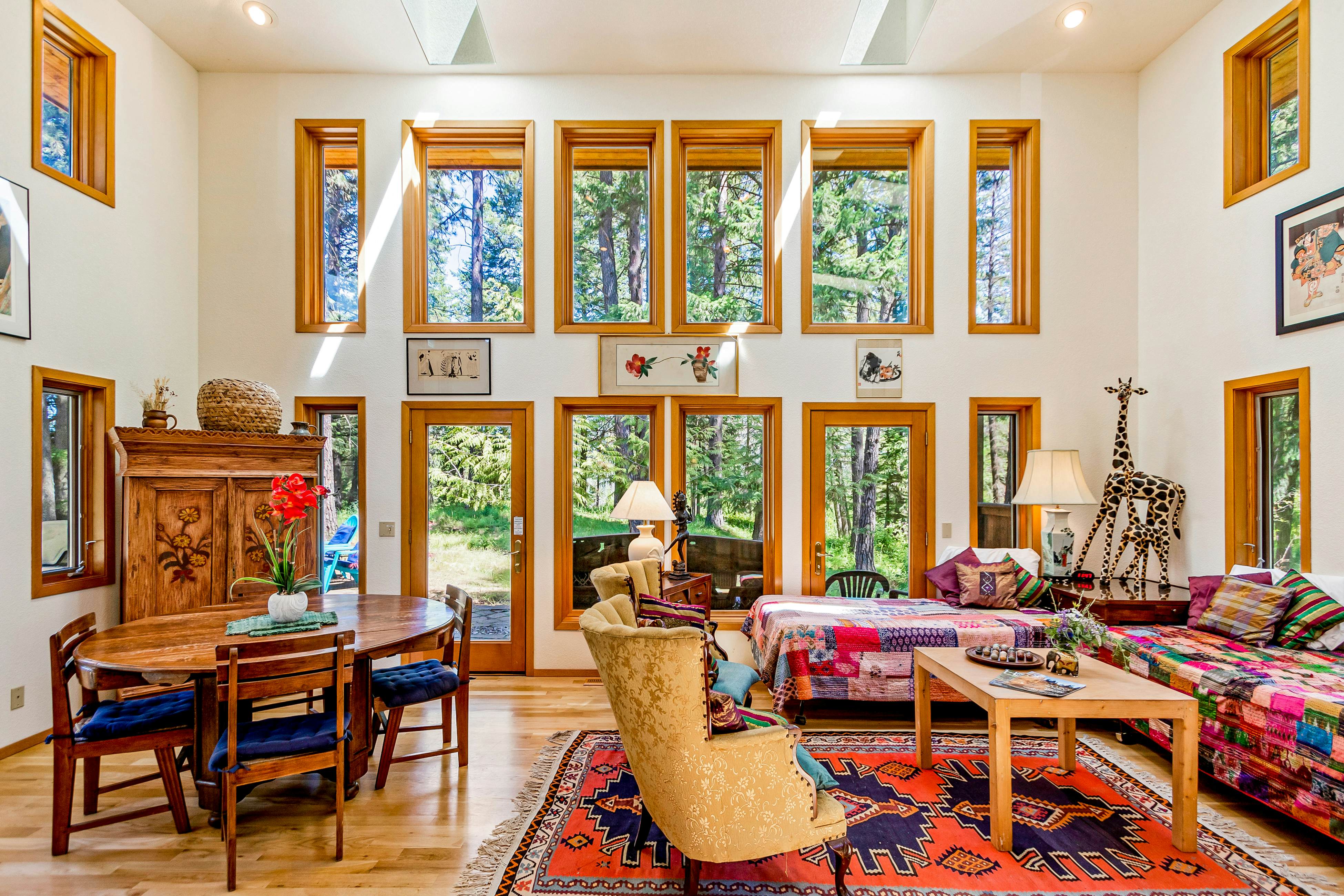 Rustic Modern Forest Home