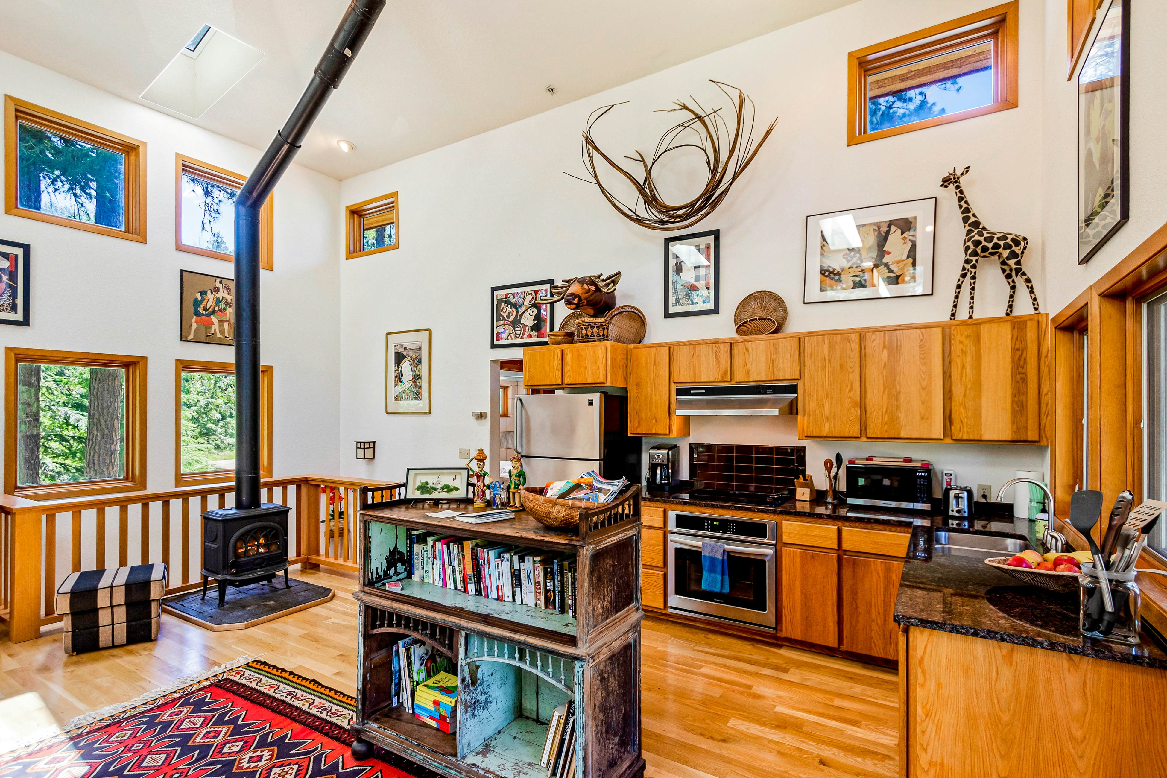 Rustic Modern Forest Home