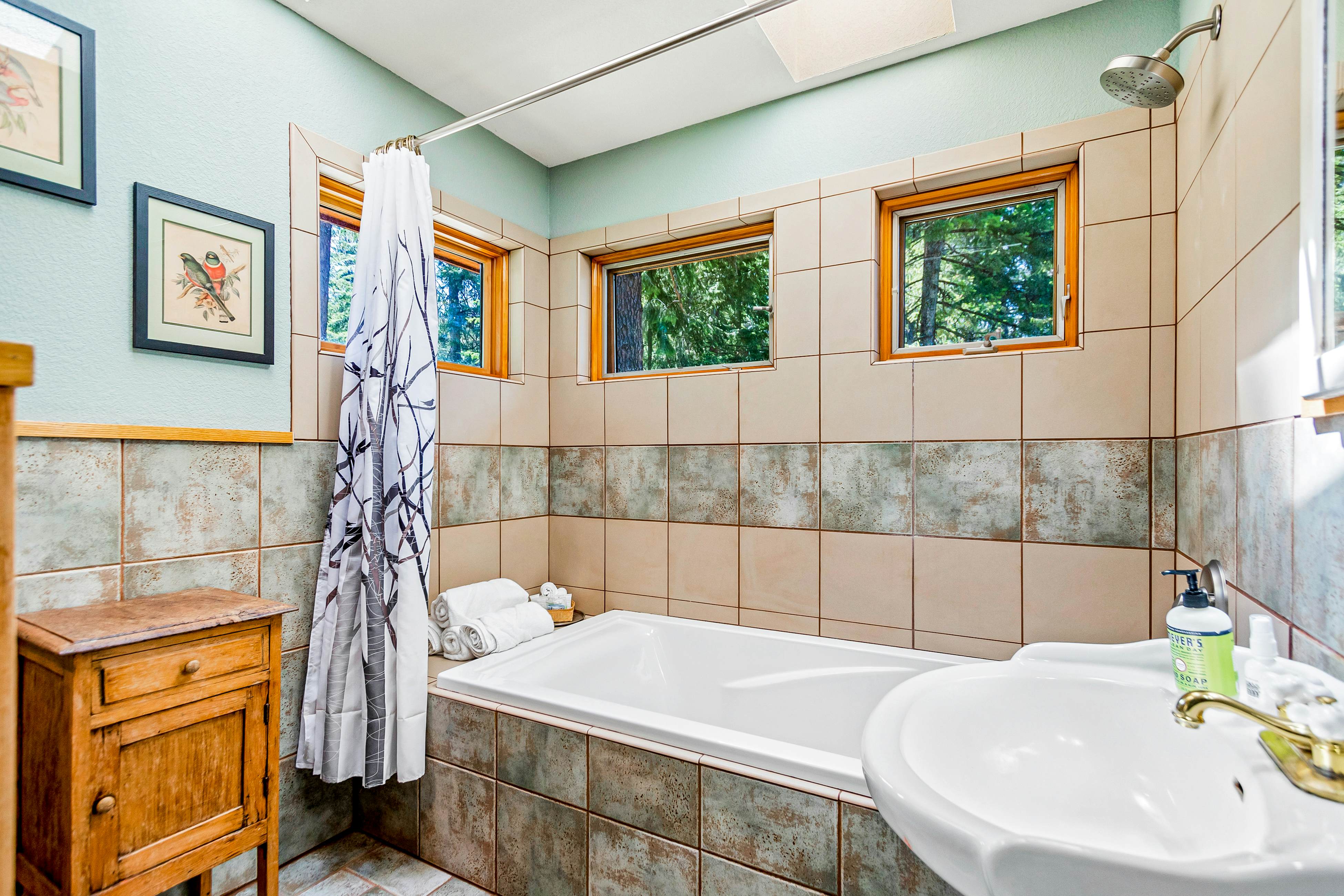 Rustic Modern Forest Home