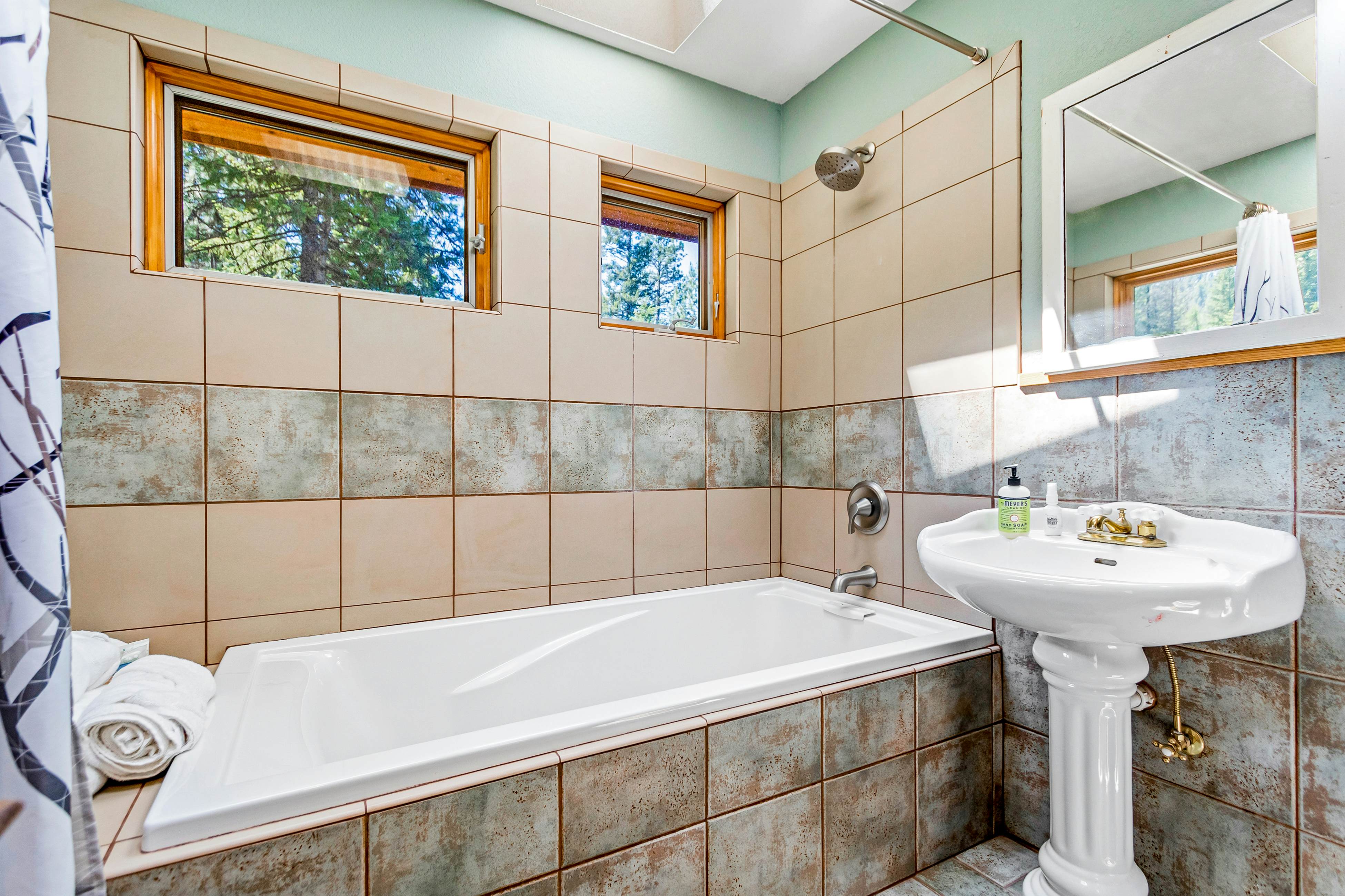 Rustic Modern Forest Home