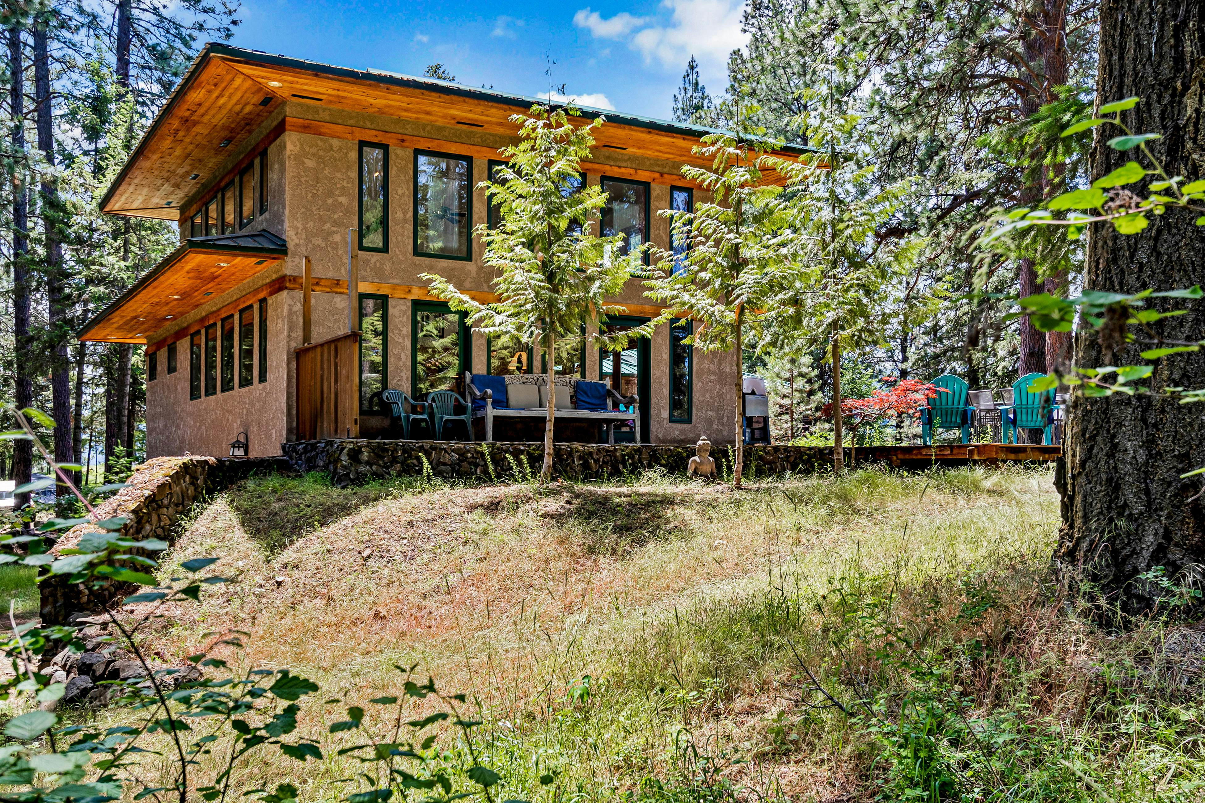 Rustic Modern Forest Home