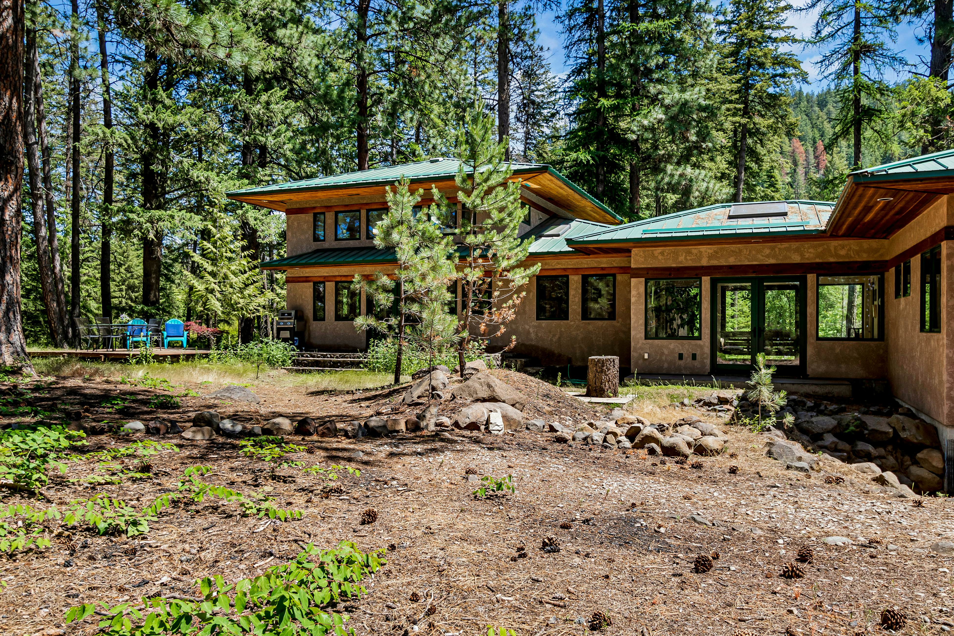 Rustic Modern Forest Home