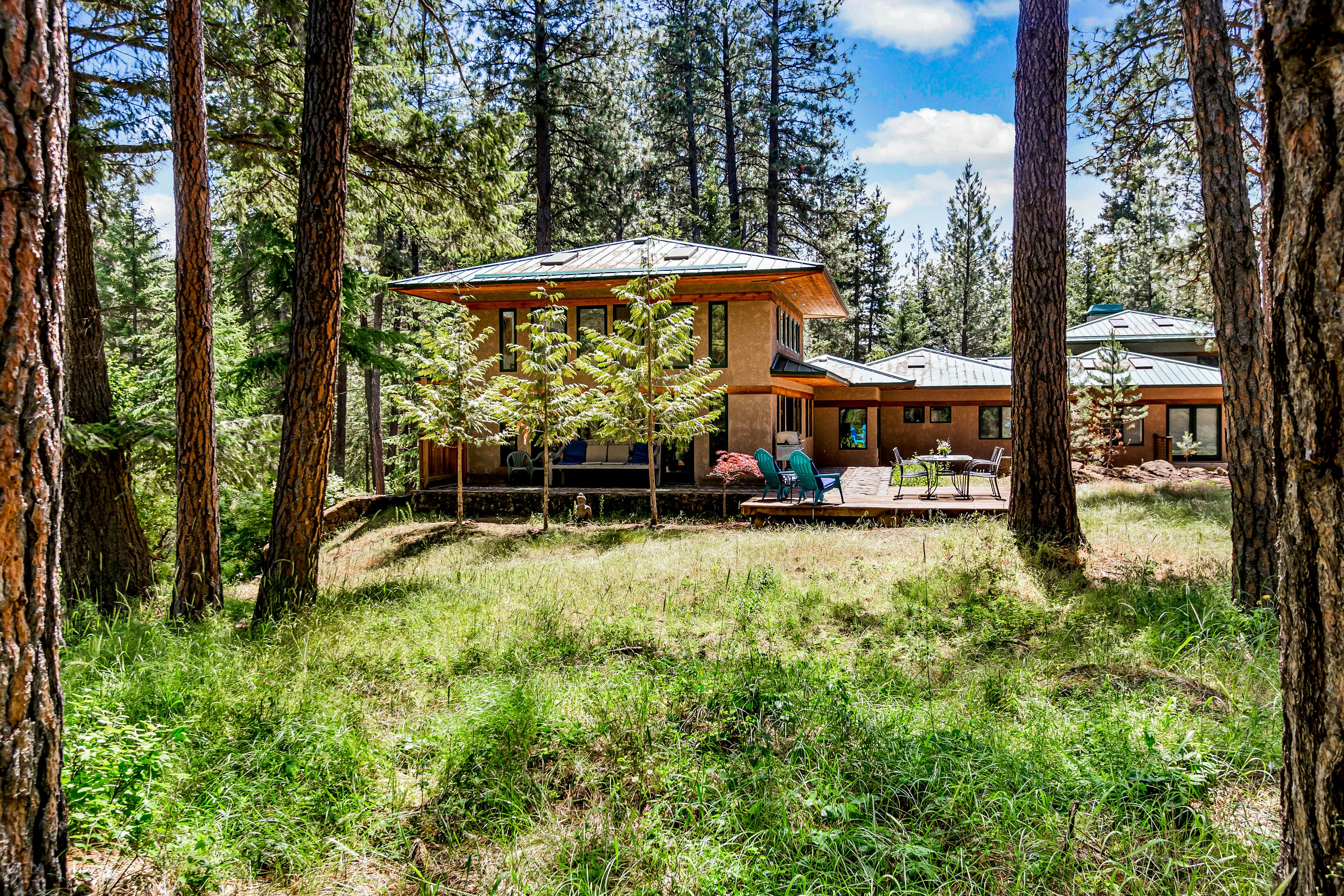 Rustic Modern Forest Home