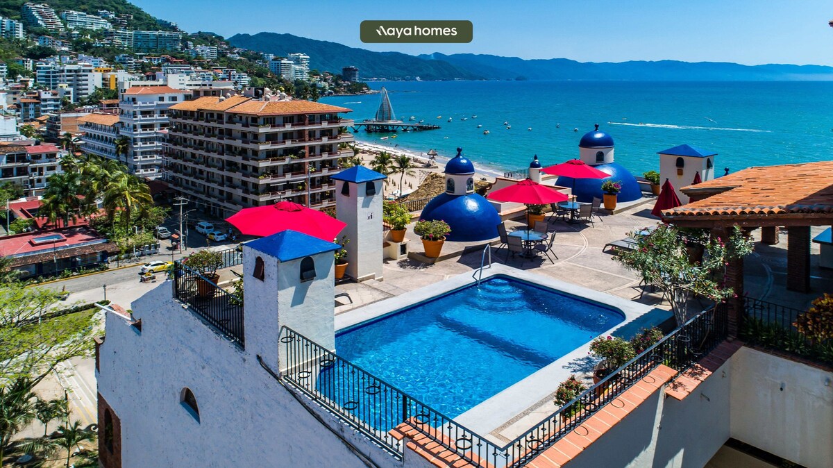 Ocean view 2Br Condo-Balcony-Beach-Pool - 204