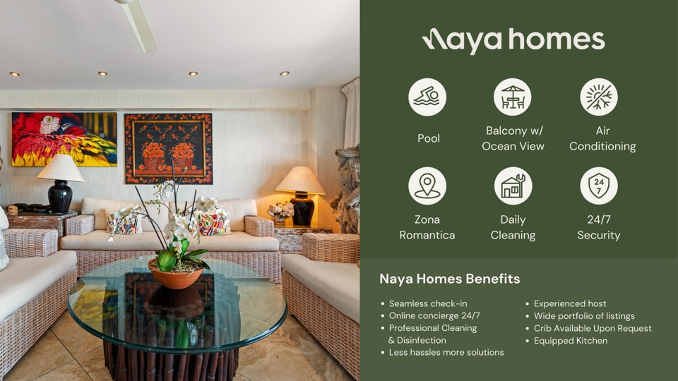 Ocean view 2Br Condo-Balcony-Beach-Pool - 712