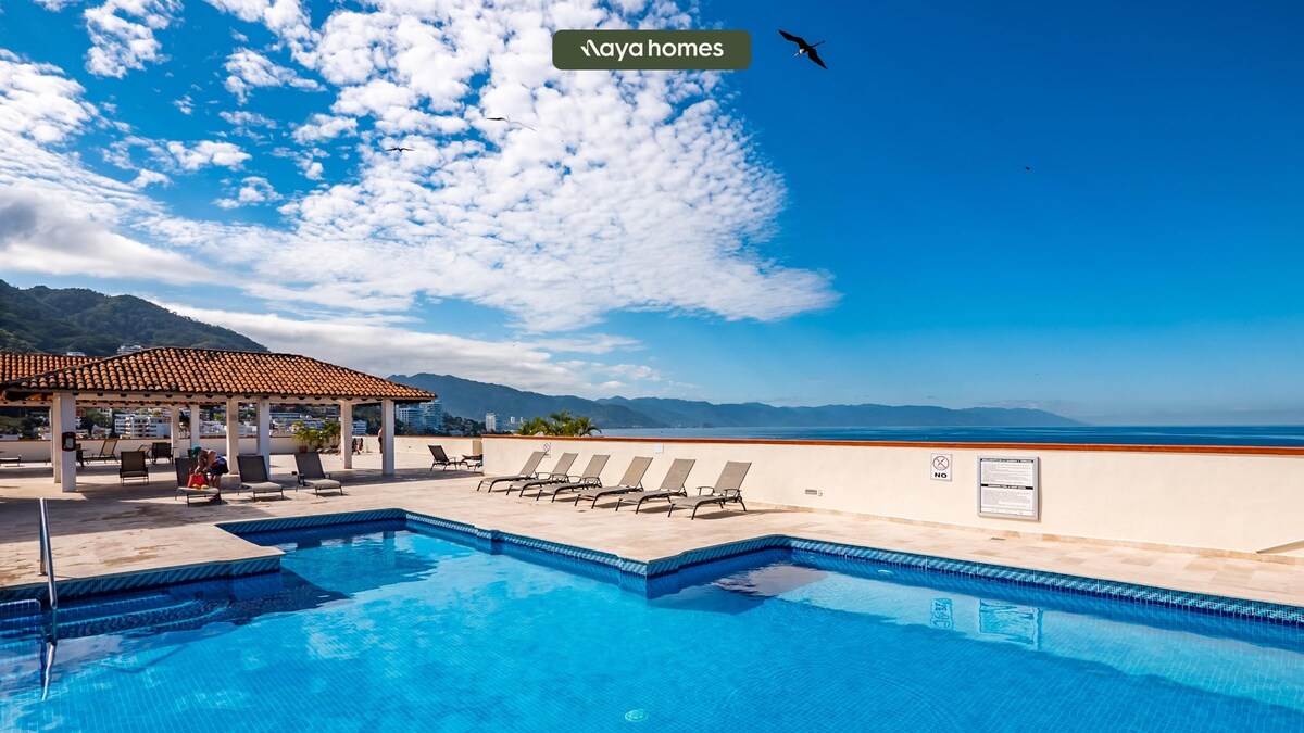 Ocean view 2Br Condo-Balcony-Beach-Pool - 712