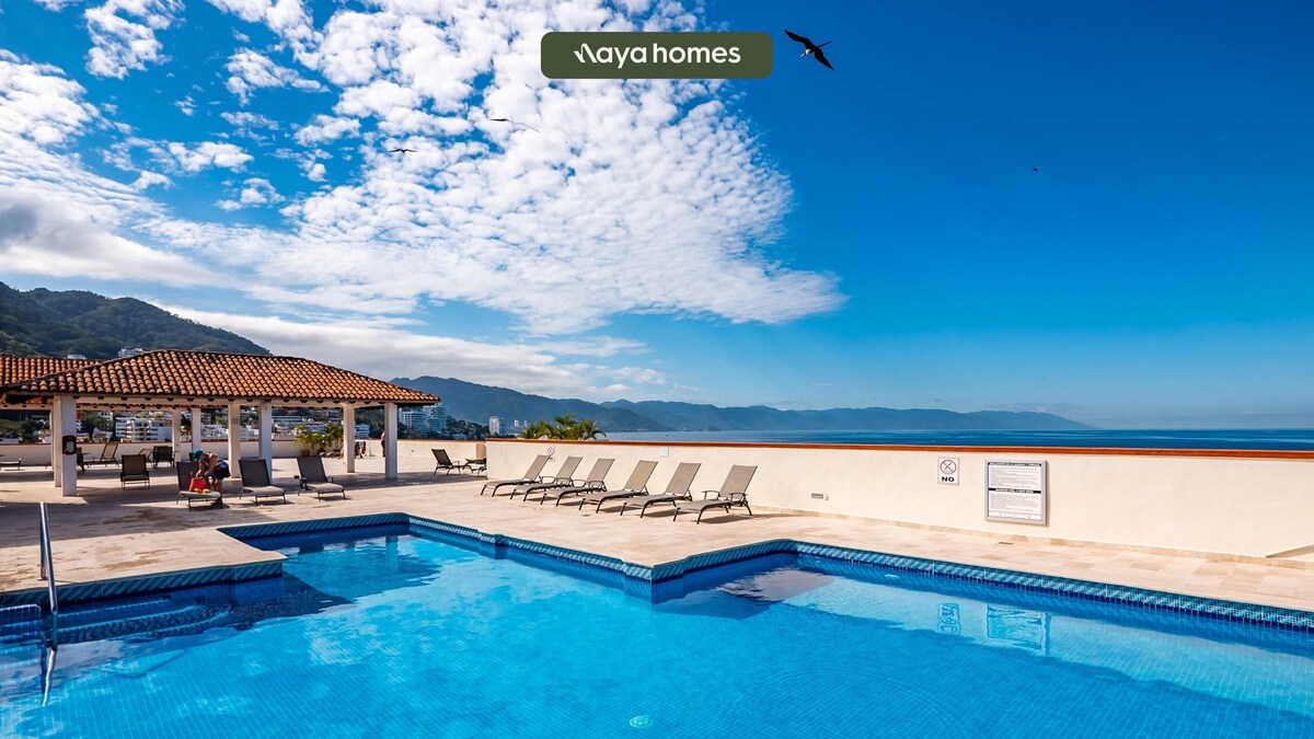 Ocean view 3Br Condo-Balcony-Beach-Pool - 812