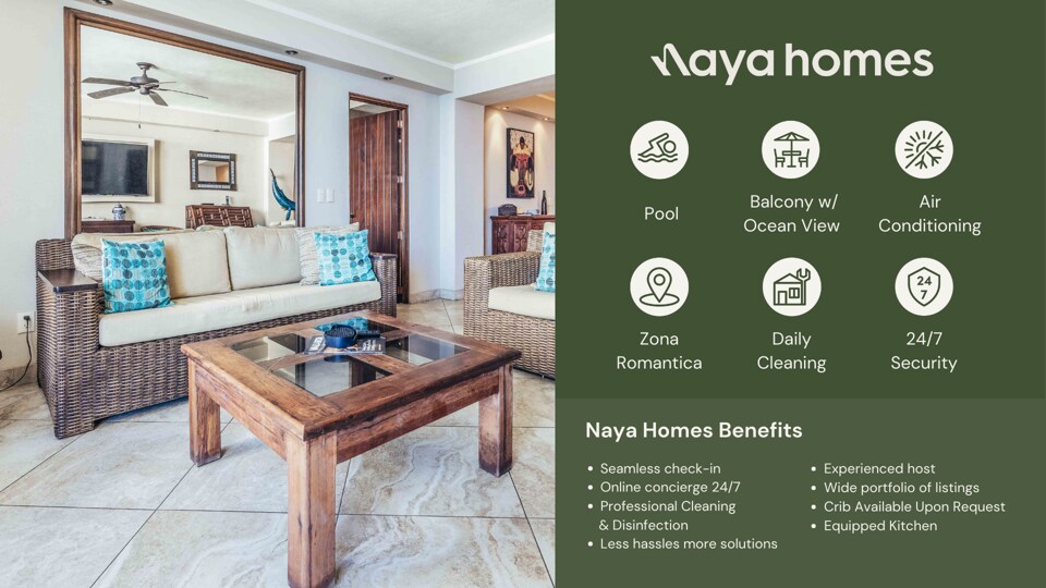 Ocean view 2Br Condo-Balcony-Beach-Pool - 805