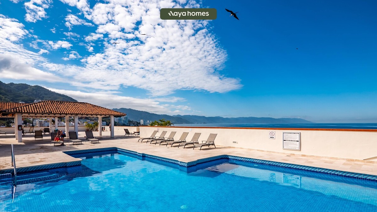 Ocean view 2Br Condo-Balcony-Beach-Pool - 802