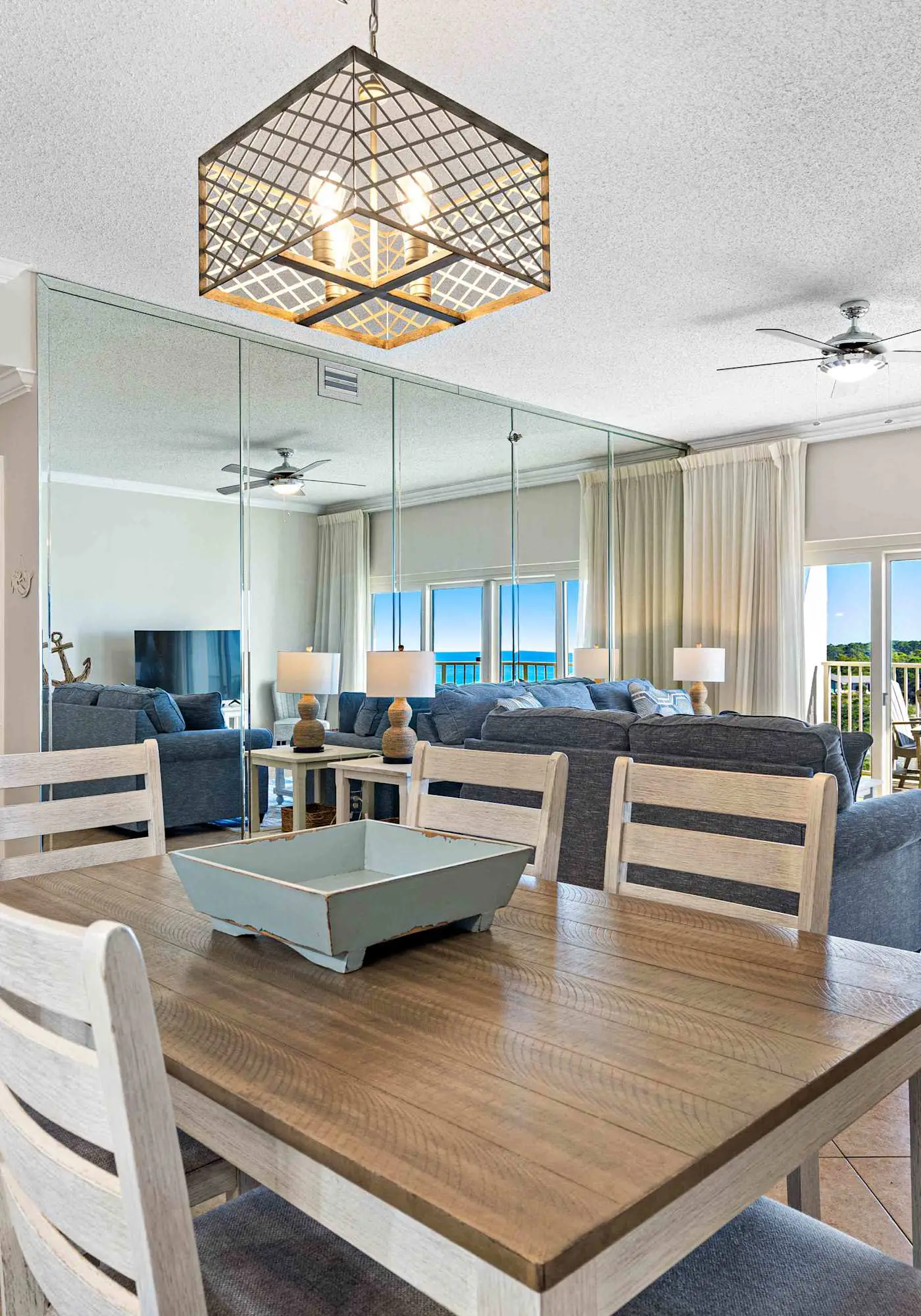 Gulf views from private balconies, beach access