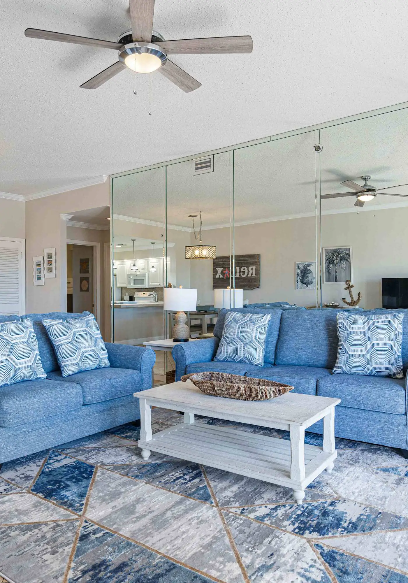 Gulf views from private balconies, beach access